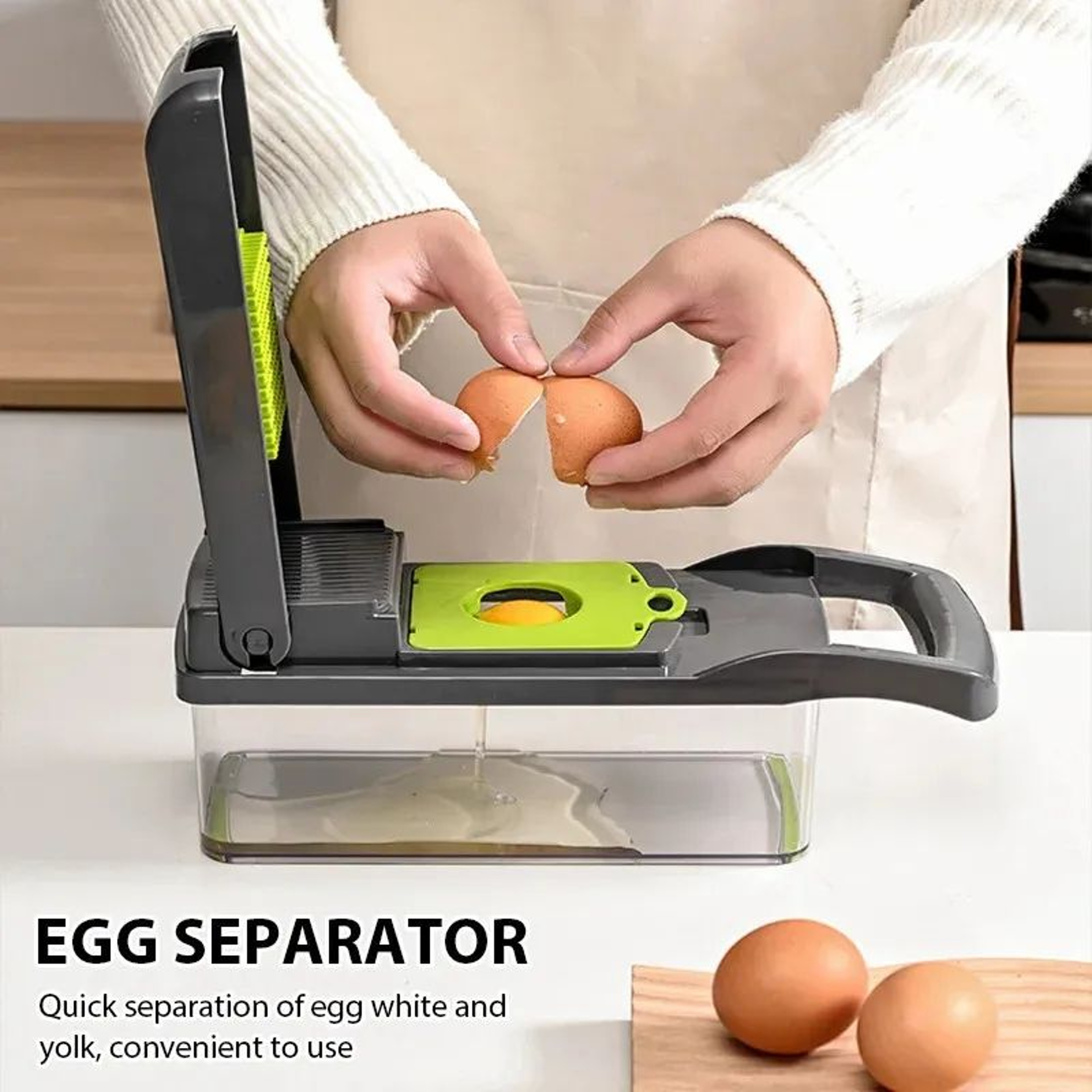 Mandoline Slicer Vegetable Chopper With Stainless Steel Blades 4