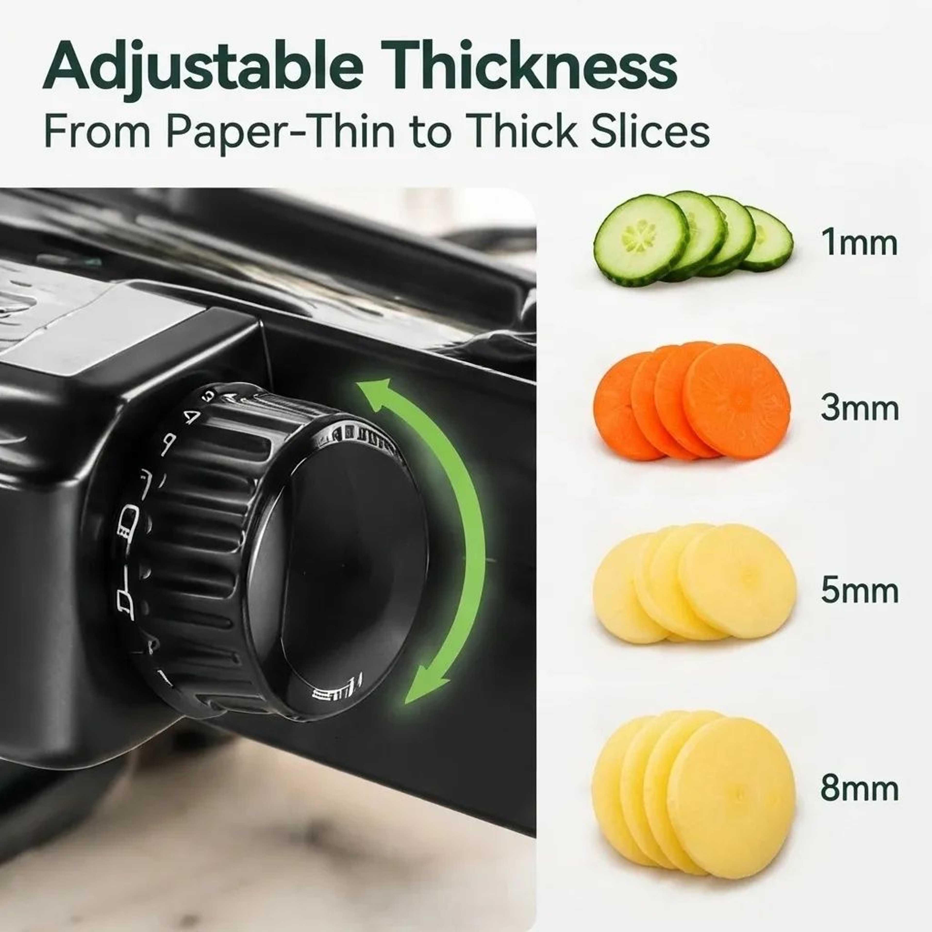 Adjustable Stainless Steel Mandoline Slicer For Fruits And Vegetables 5