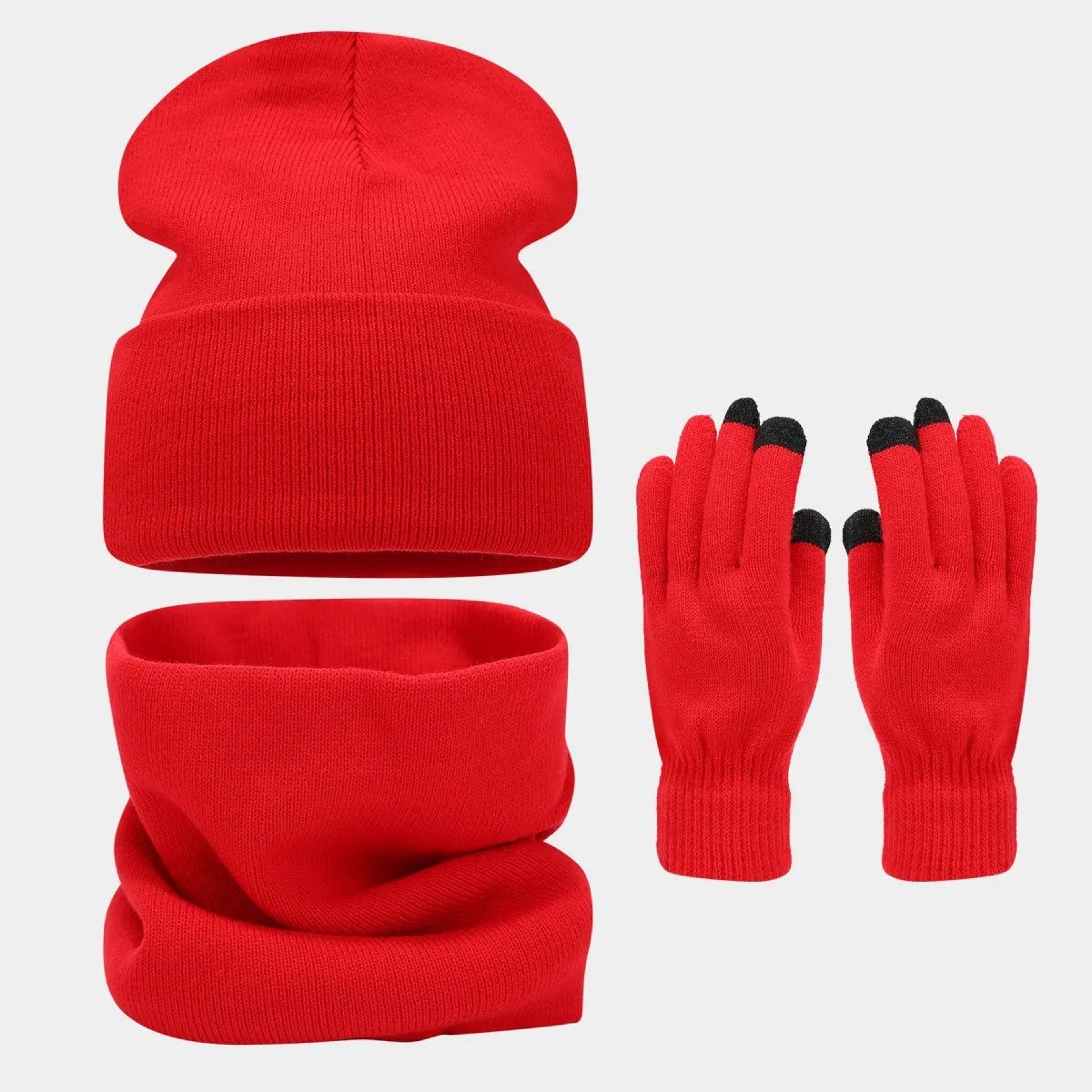 Boys Winter Hat Scarf And Gloves Polyester Cold Weather Accessories 2