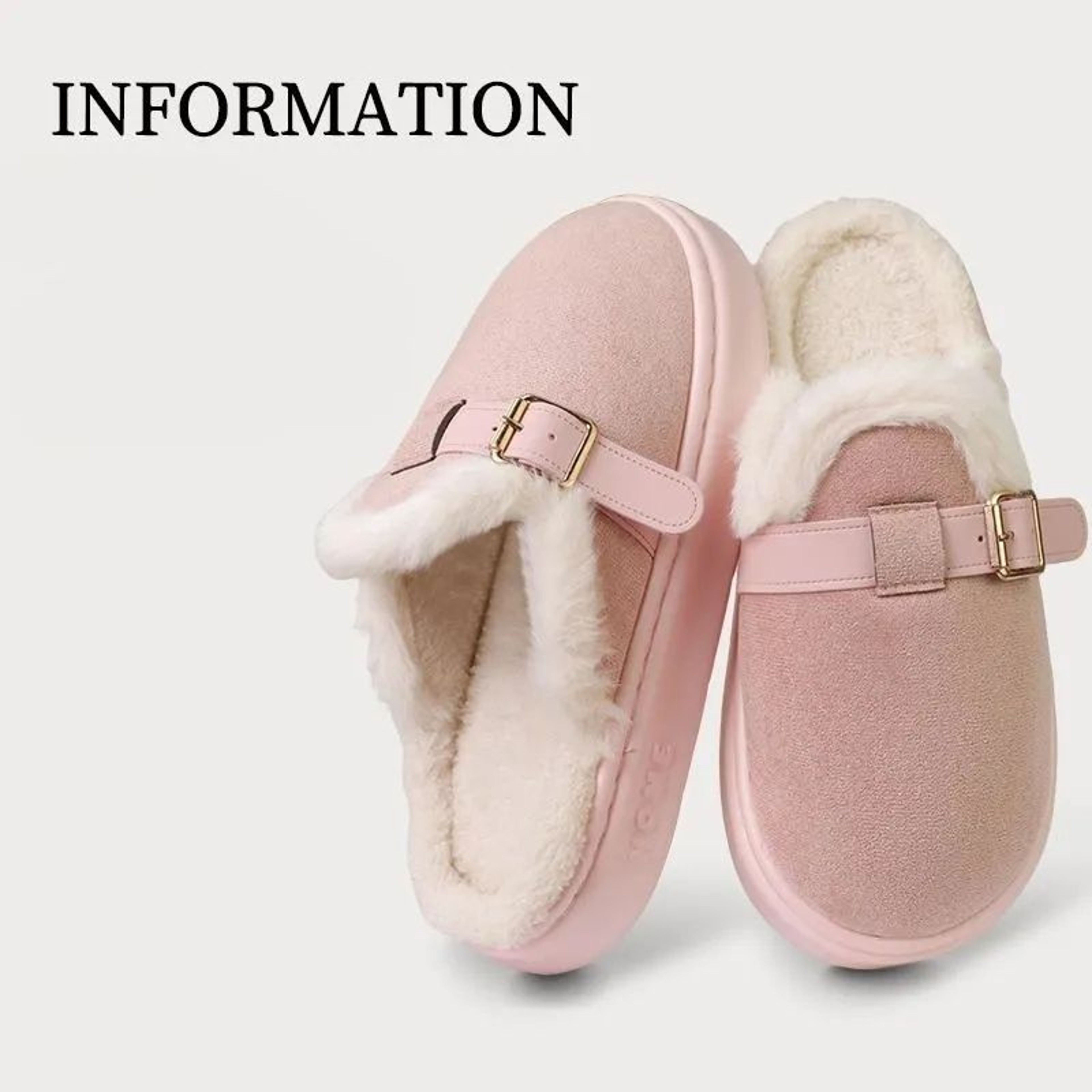 Womens Plush Winter Slippers With Thick Sole And Non Slip Design 7