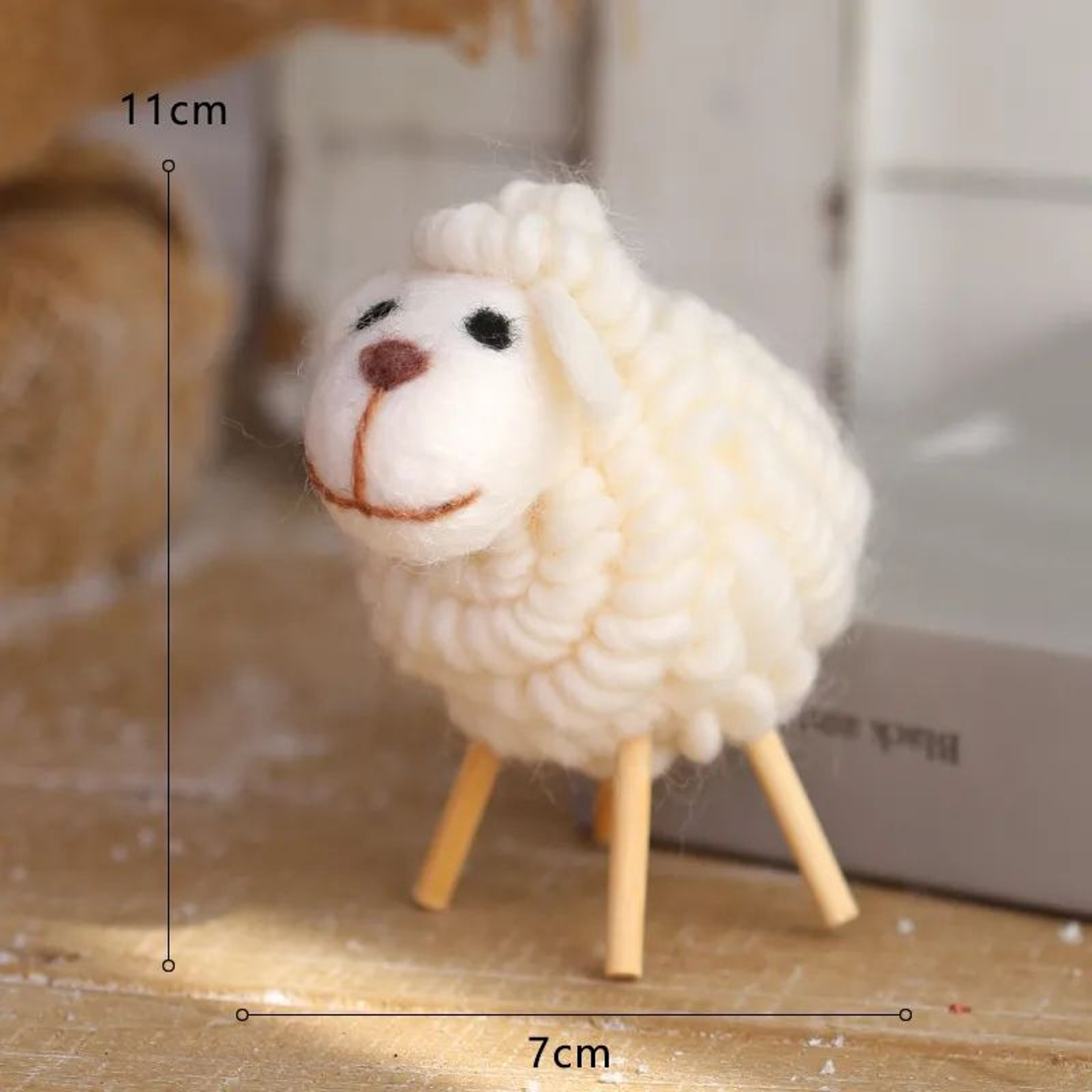 DIY Felt Sheep Ornament Craft Kit For Christmas Decorations And Hanging Pendants 1