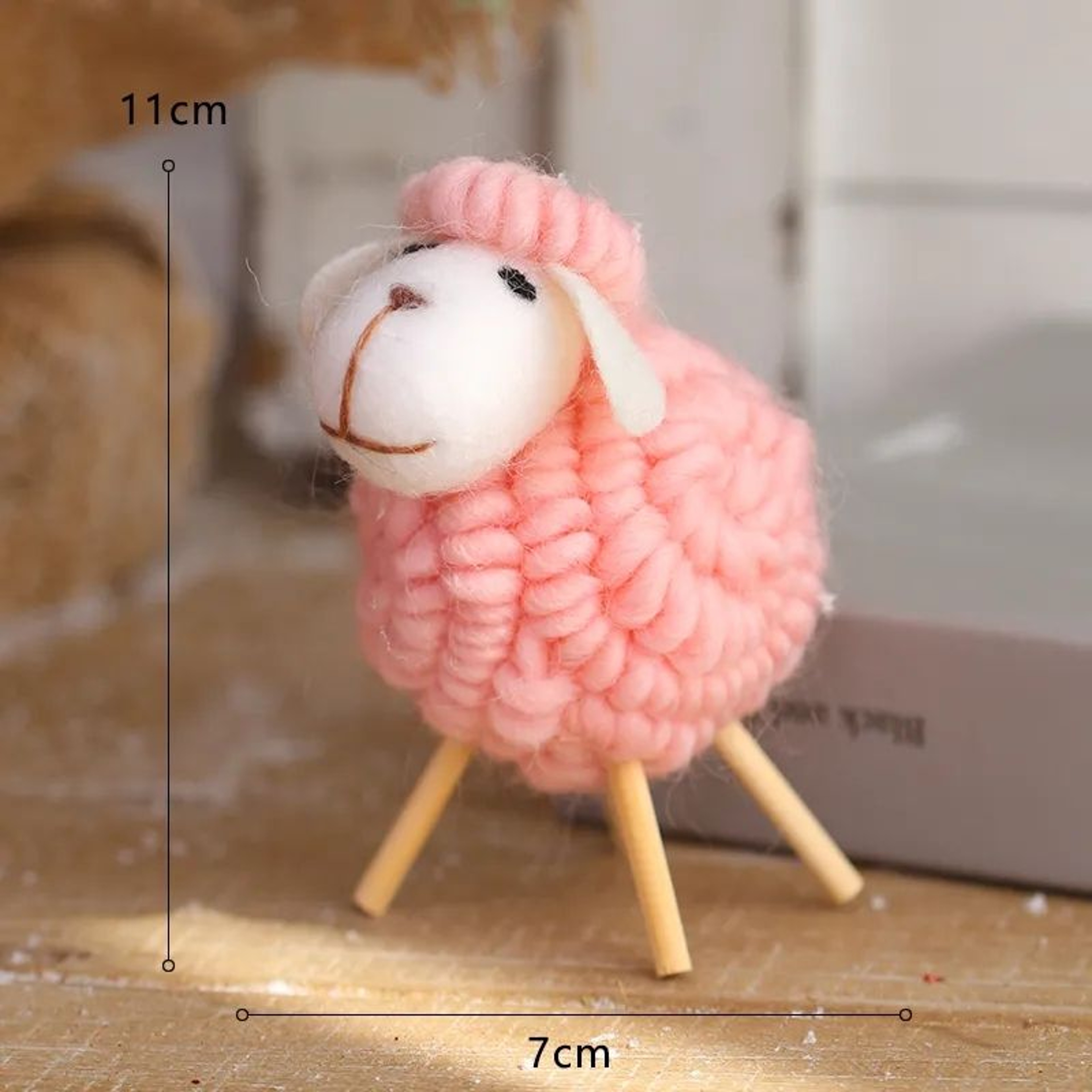 DIY Felt Sheep Ornament Craft Kit For Christmas Decorations And Hanging Pendants 2
