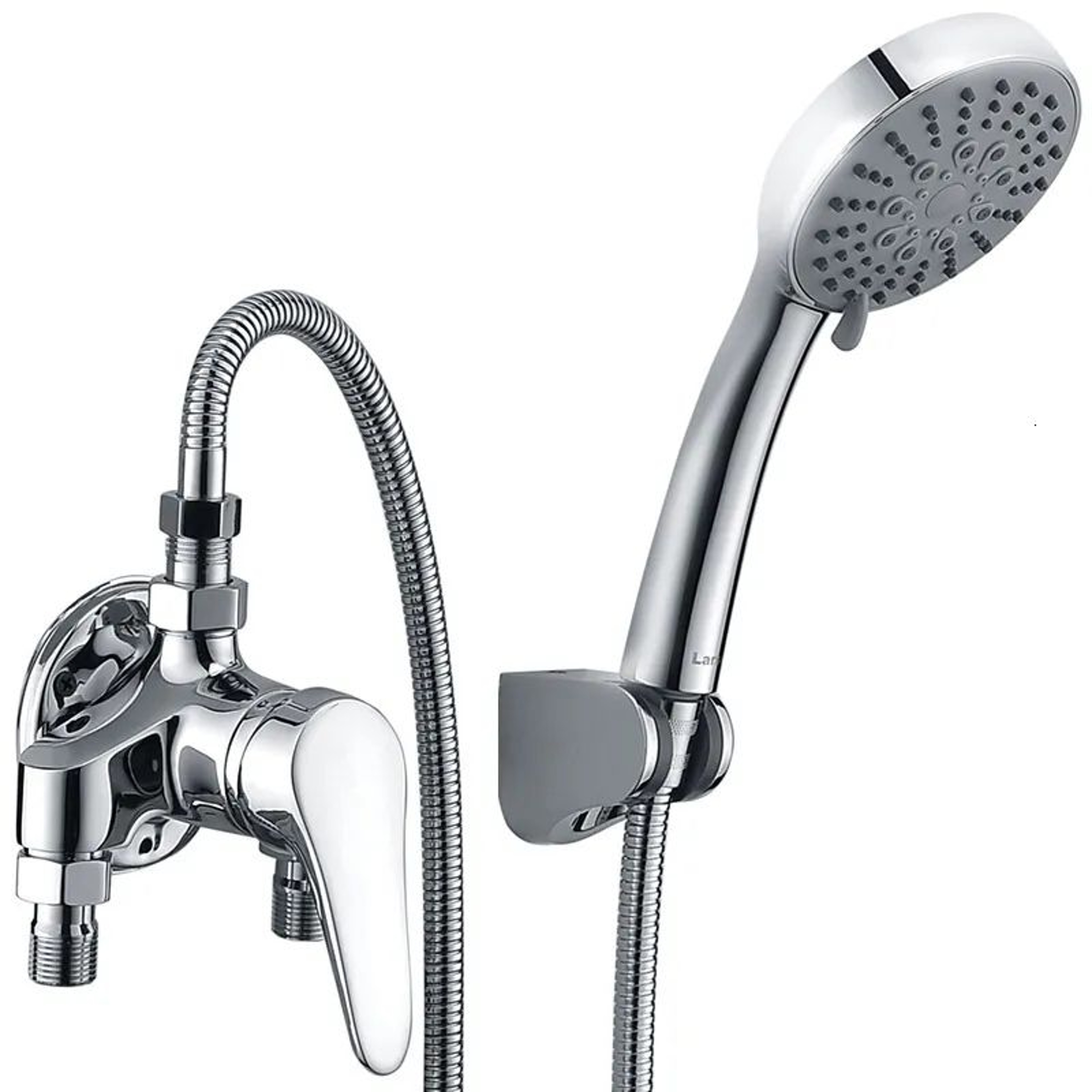 Exposed Pipe Hot And Cold Shower Faucet Set With Switch For Solar Water Heater 6