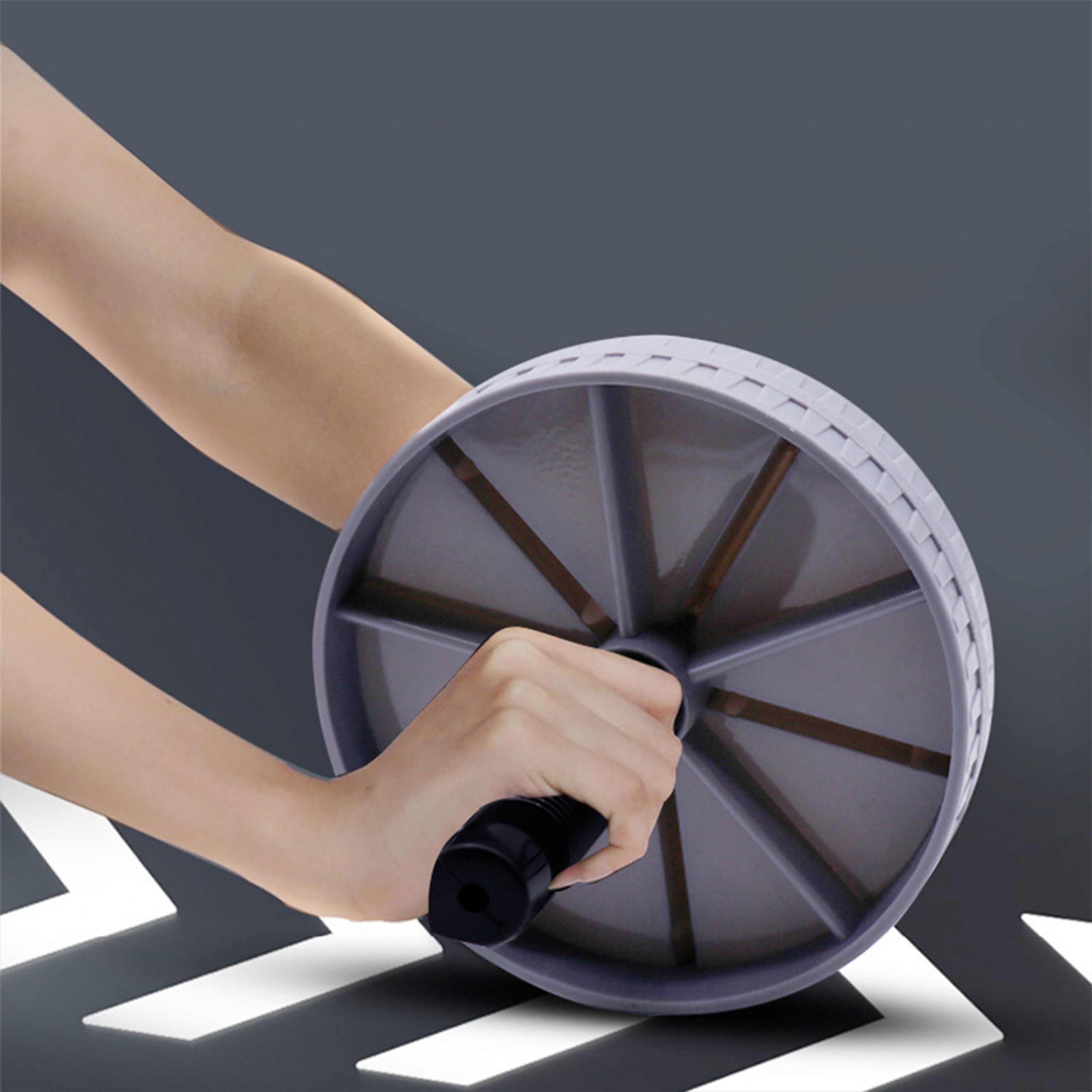 Non Slip Ab Roller Wheel Core Trainer for Home Gym Ab Workout Strength Training – view 2