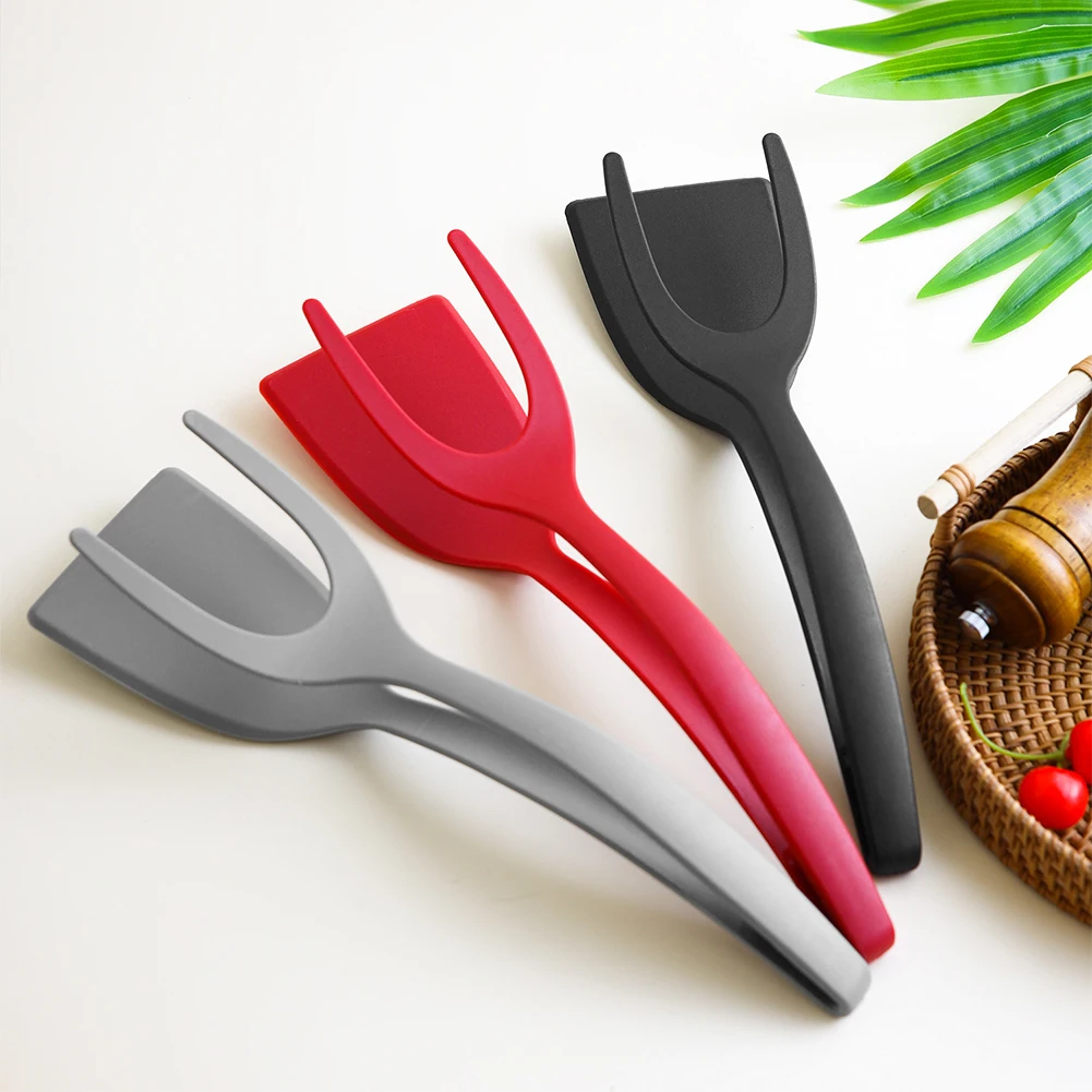 Egg Flipper Spatula Tongs for Non Stick Cooking – view 4