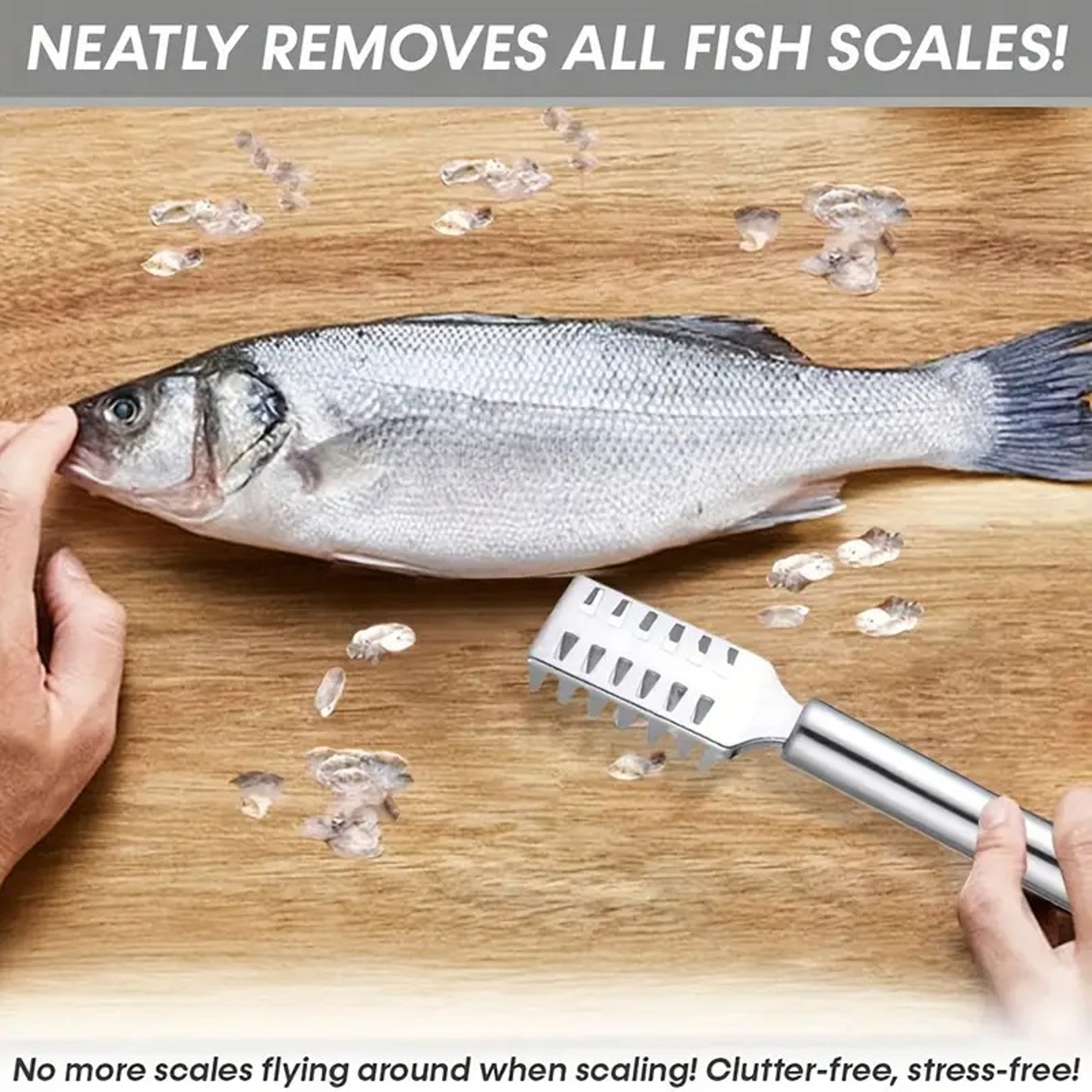 Multipurpose Kitchen Scraper Fish Scaler and Ginger Peeler Tool – view 3
