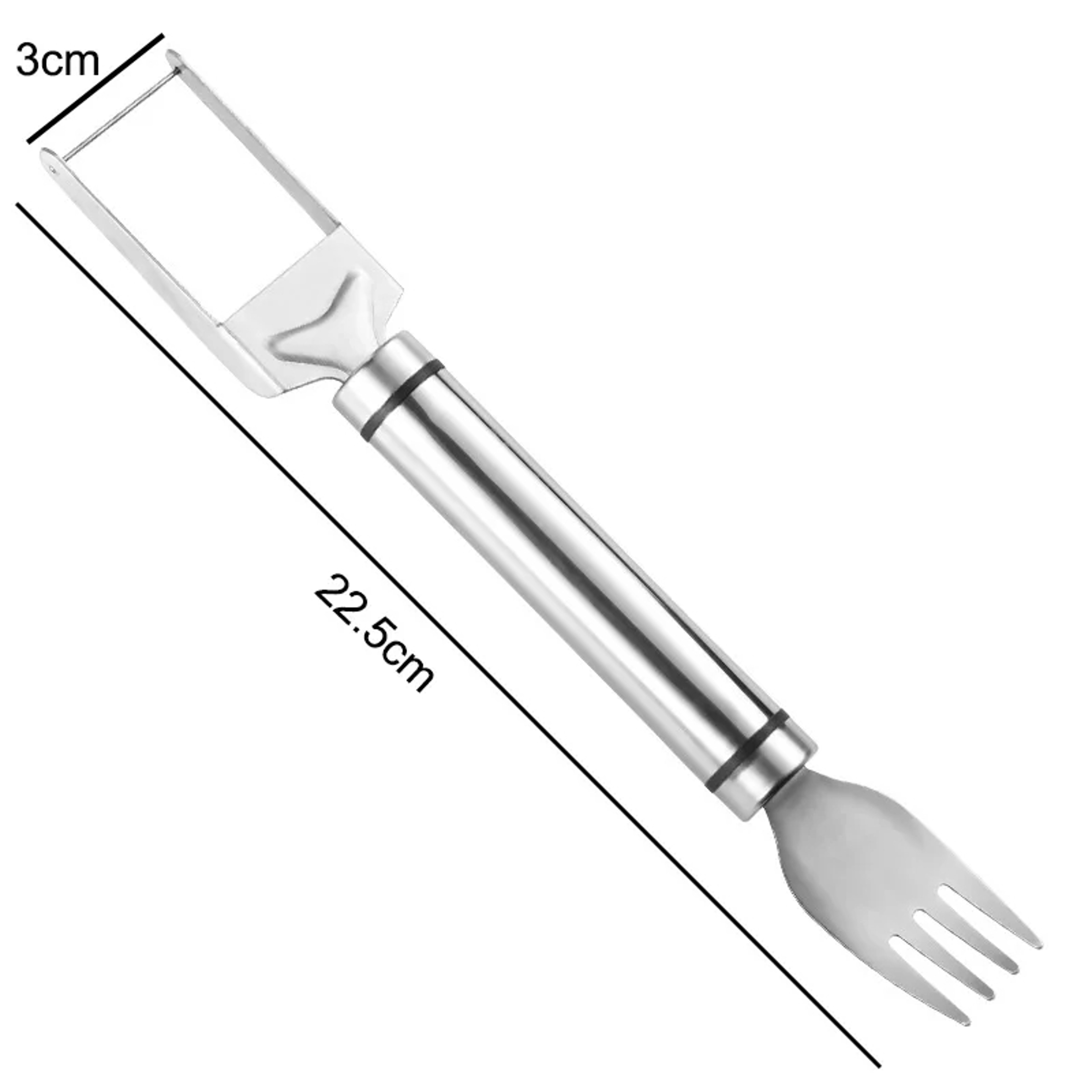 Stainless Steel Watermelon Cutter Windmill Fruit Slicer And Melon Digger Tool 2