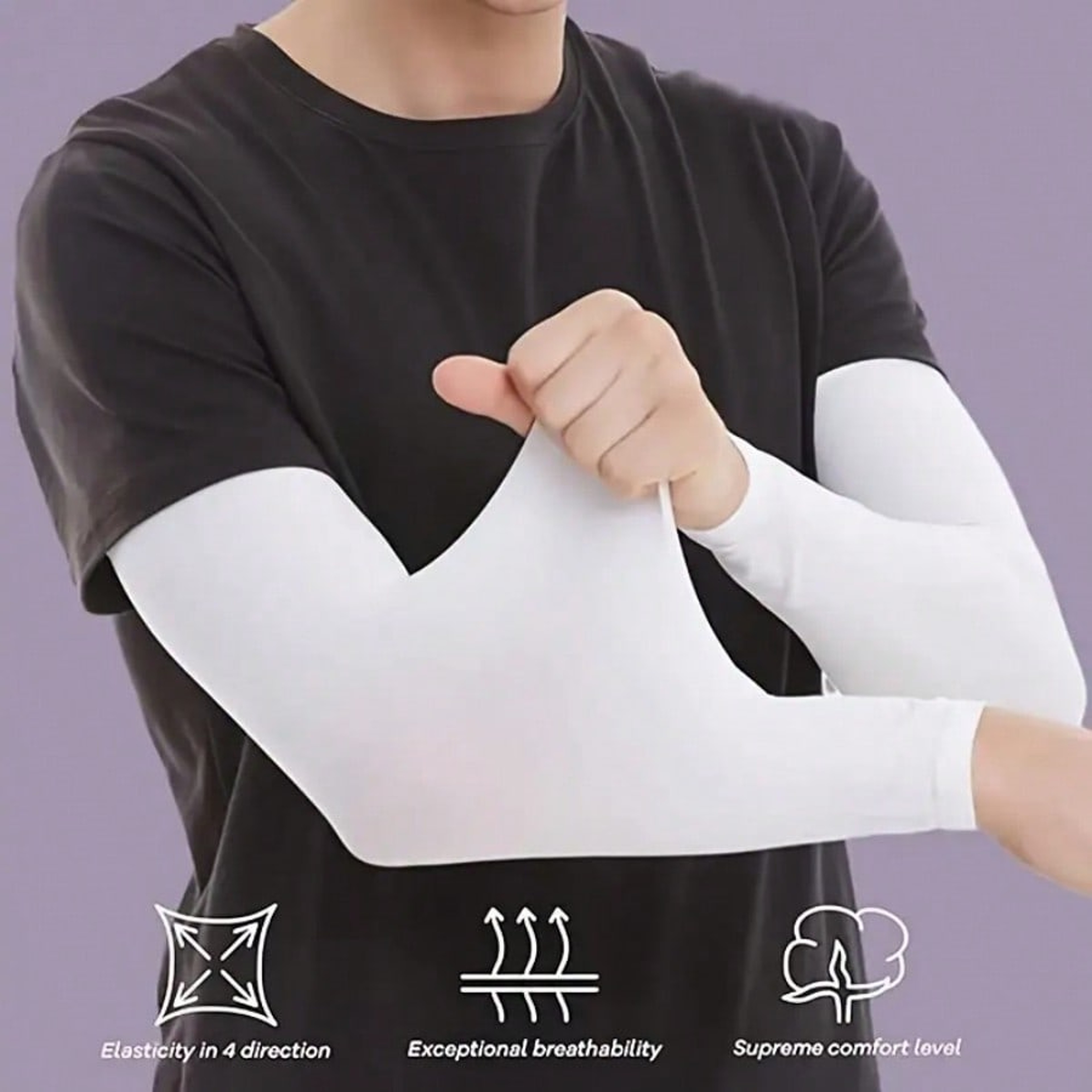 Quick Dry UV Protection Arm Sleeves For Cycling Running Sports And Outdoor Activities 1