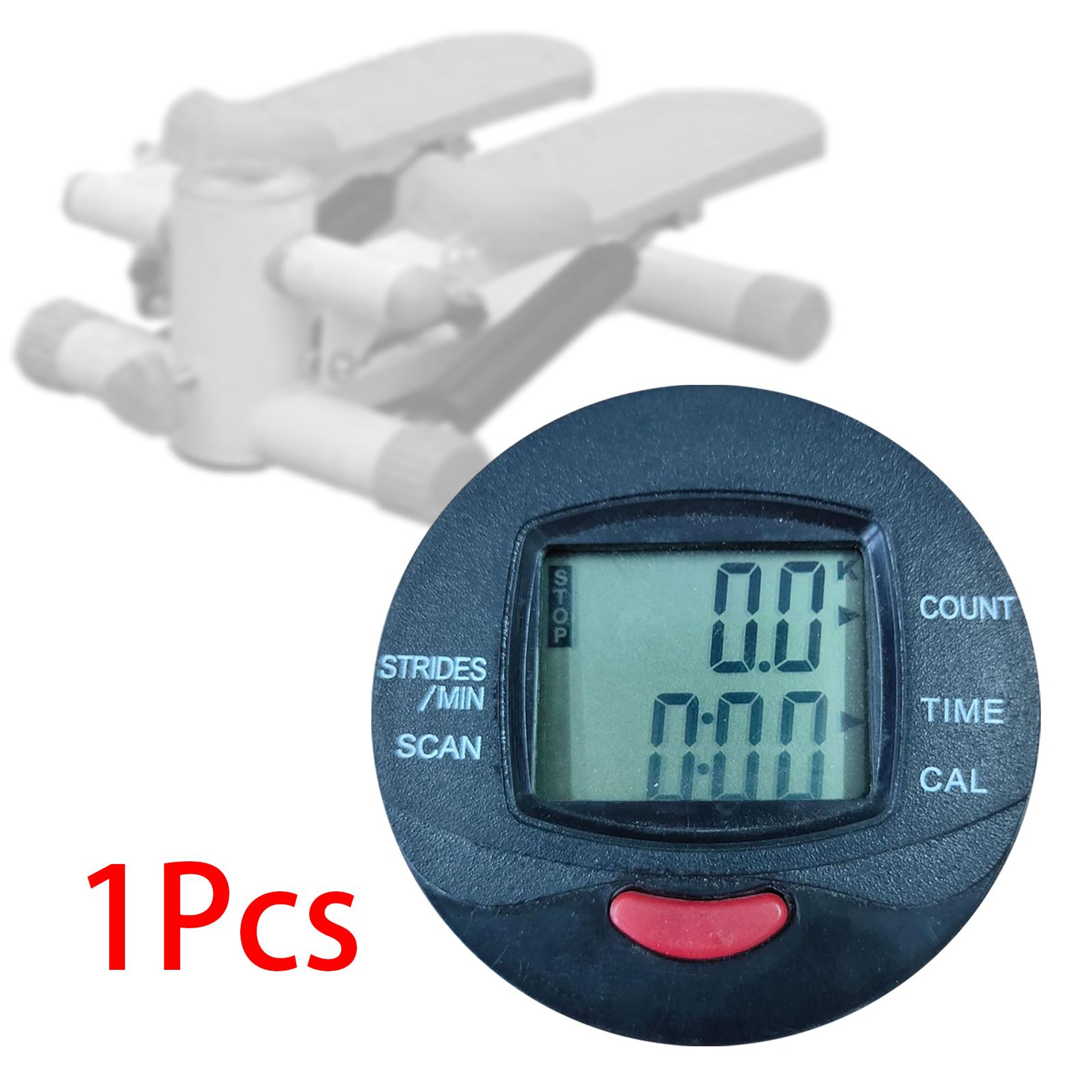 Digital Pedometer Counter For Step Machines Calories Time Speed Monitor 1