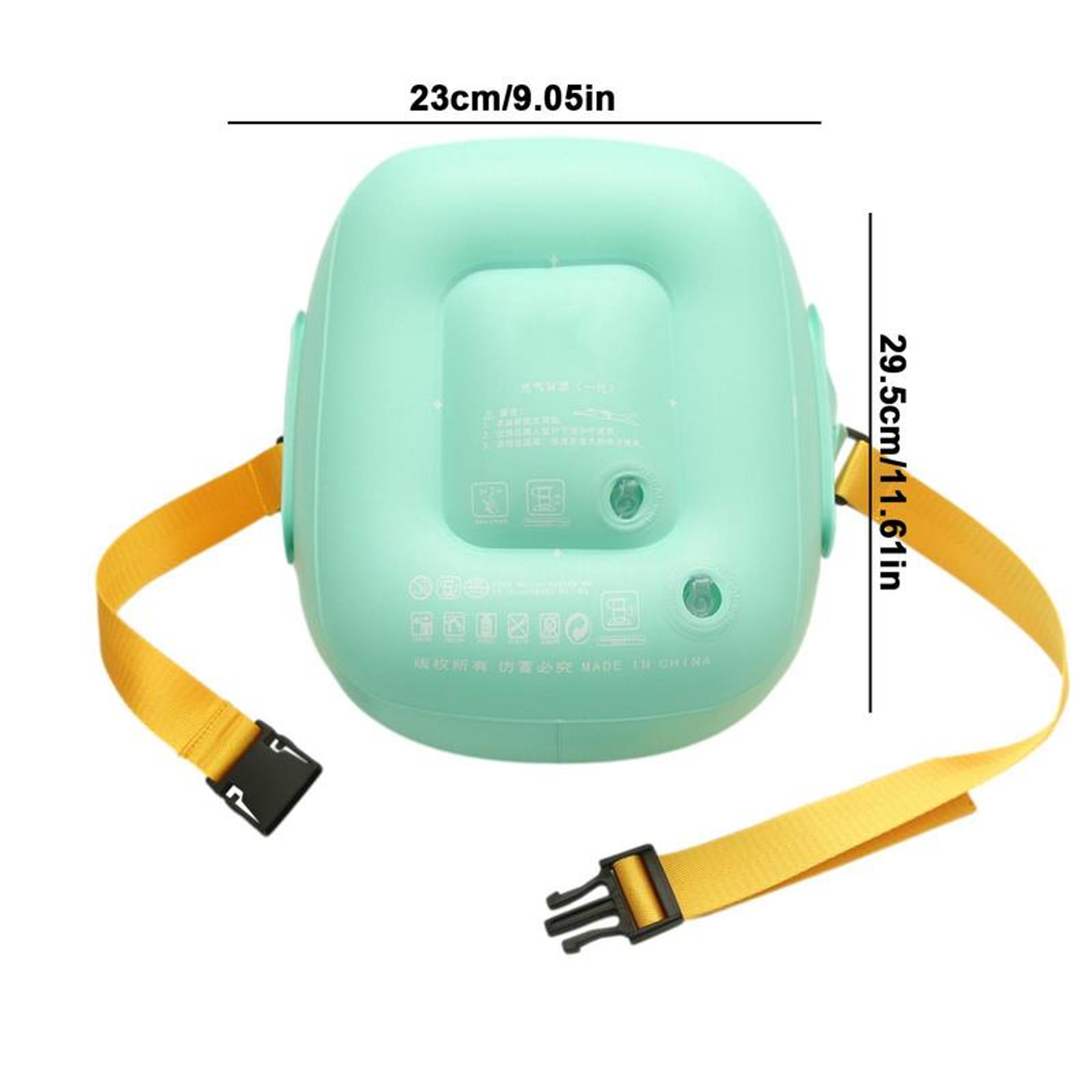 Adult Inflatable Swimming Float Belt Adjustable Back Float for Swim Training and Beginners – view 6