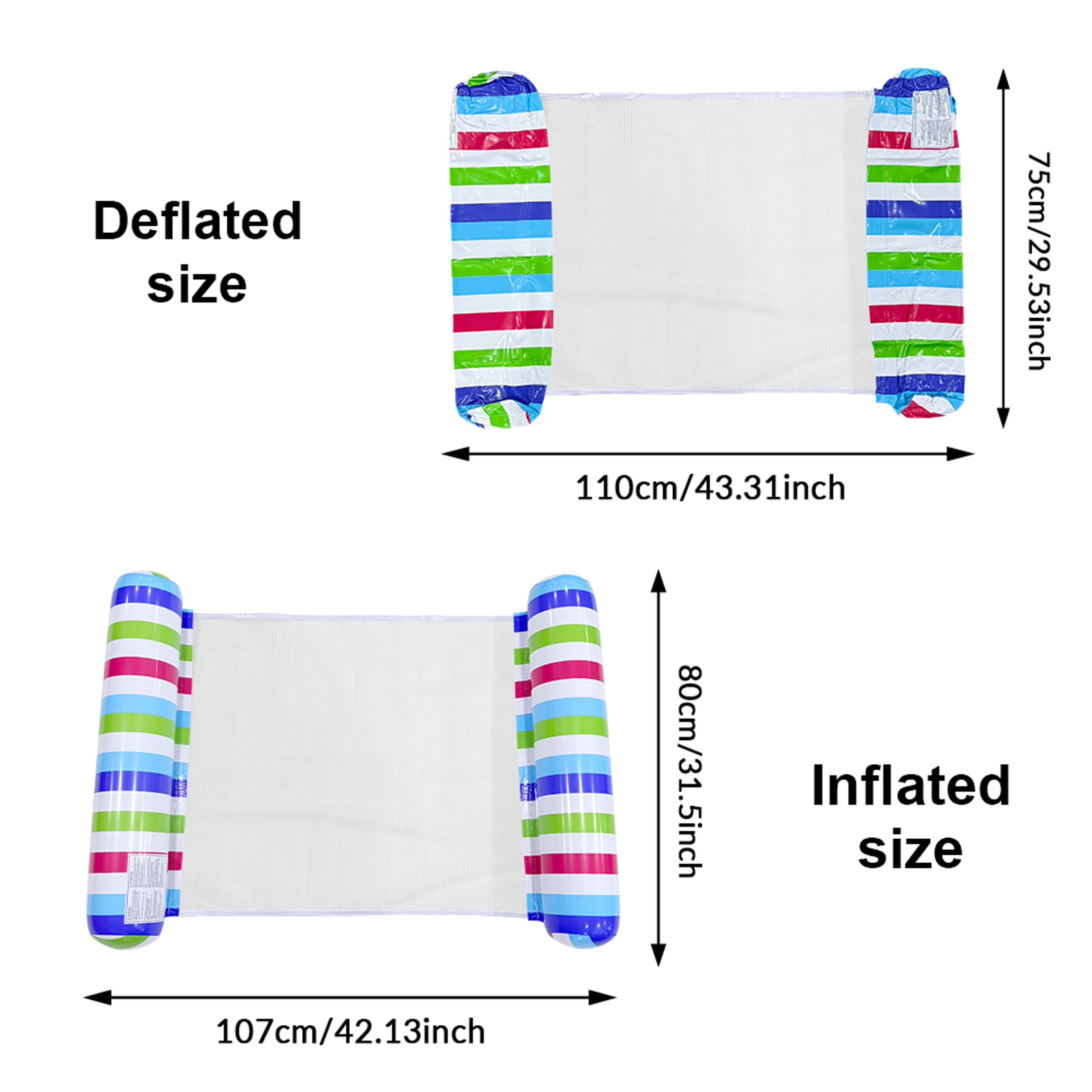 Inflatable Pool Float Lounge Chair Comfortable Water Lounge Seat 5
