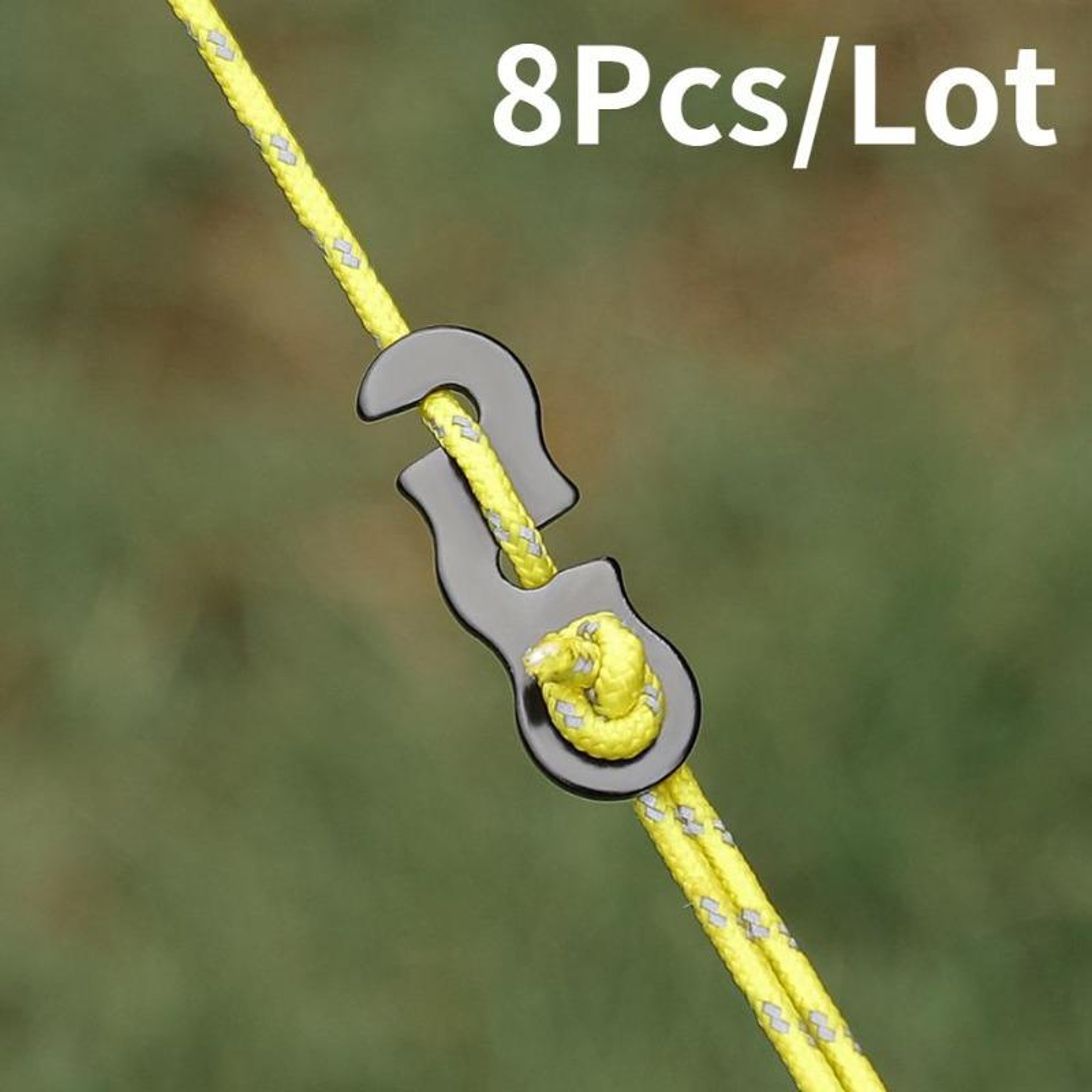 Adjustable Tent Cord Tensioners S Type Clips For Camping Tent Accessories 0