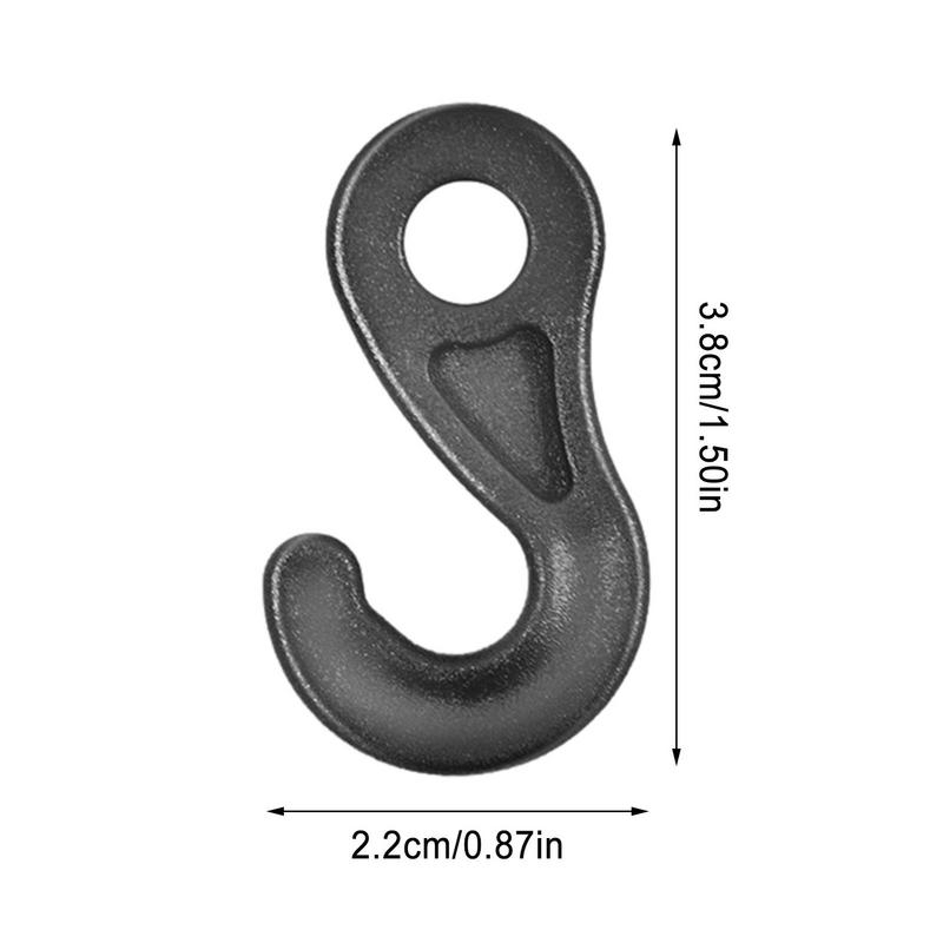 S Shape Camping Hooks Clips for RV Tent Awning Clothes and Light Hanging – view 6