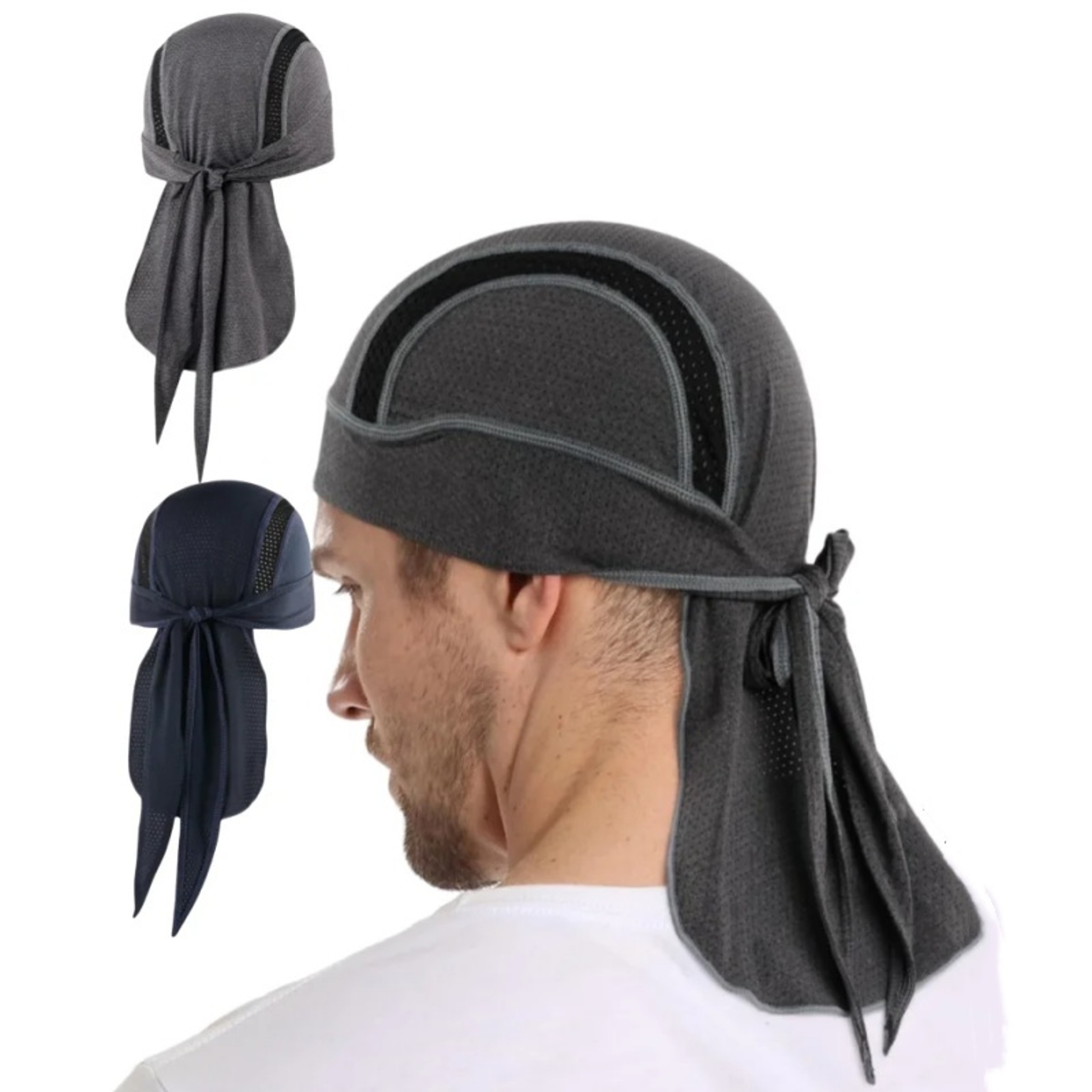Cycling Headwear Sweat Wicking Helmet Liner Quick Dry Sports Skull Cap 3