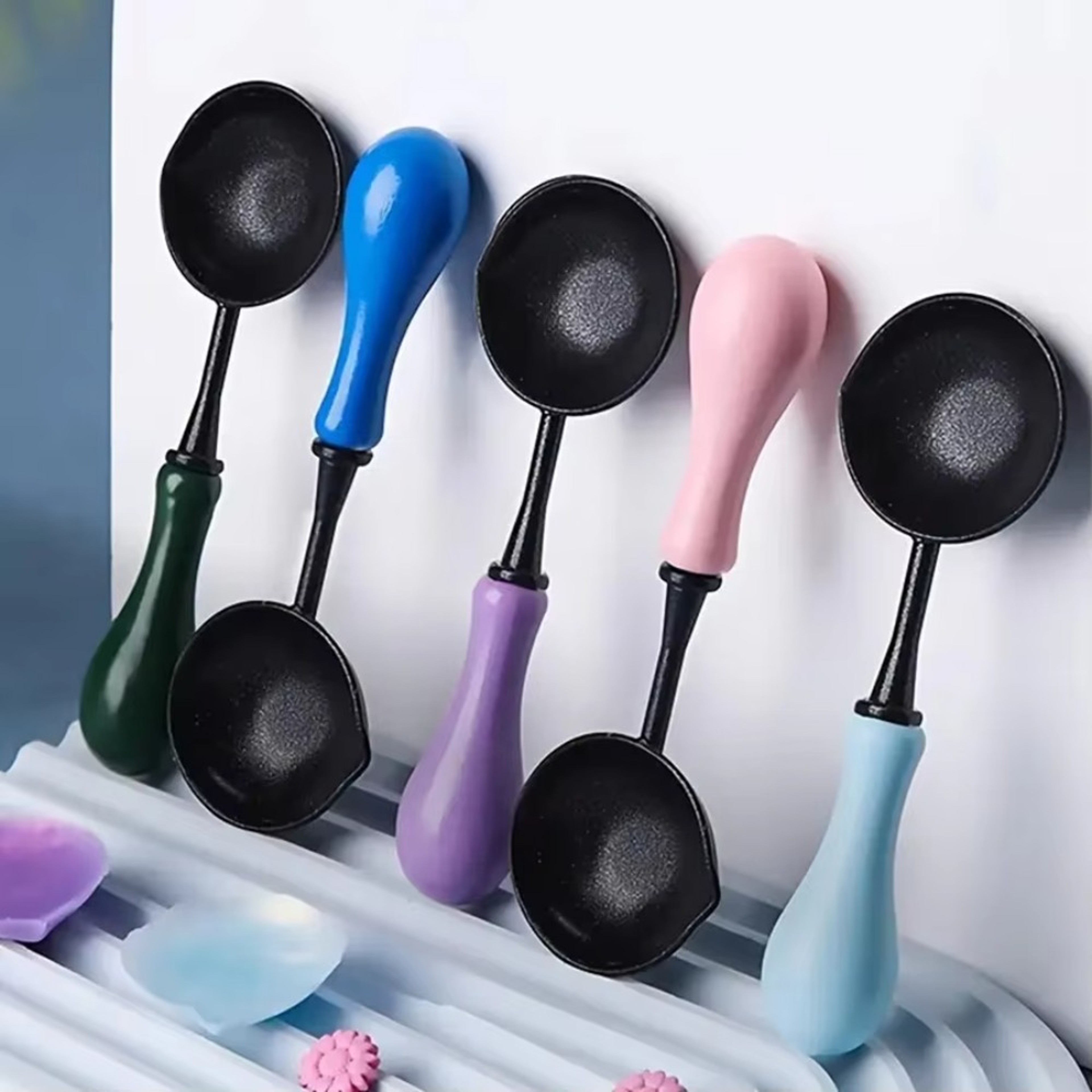 Non Stick Wax Sealing Spoon with Wood Handle for DIY Crafts and Invitations – view 5