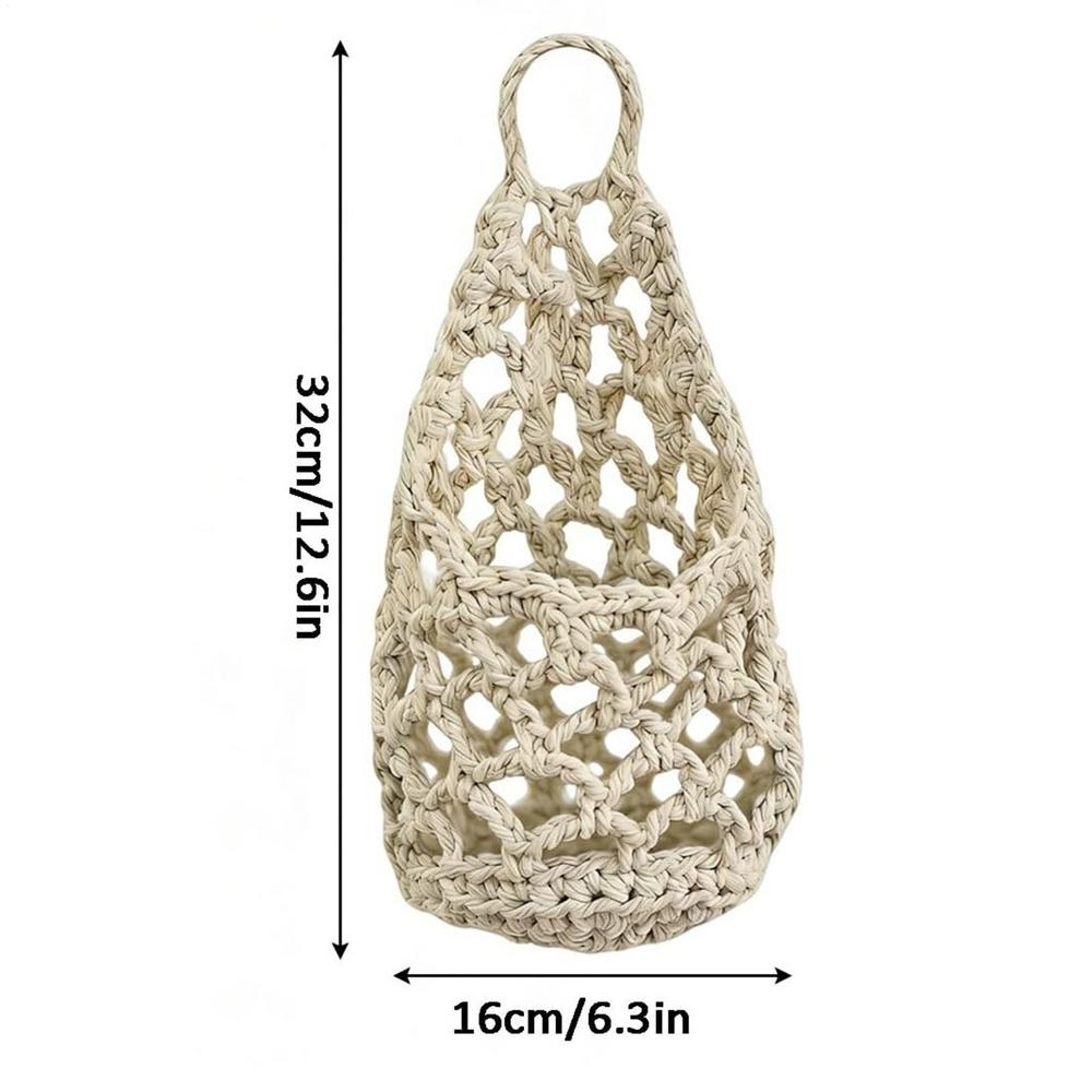 Handmade Cotton Macrame Plant Hanger For Boho Home Decor 6