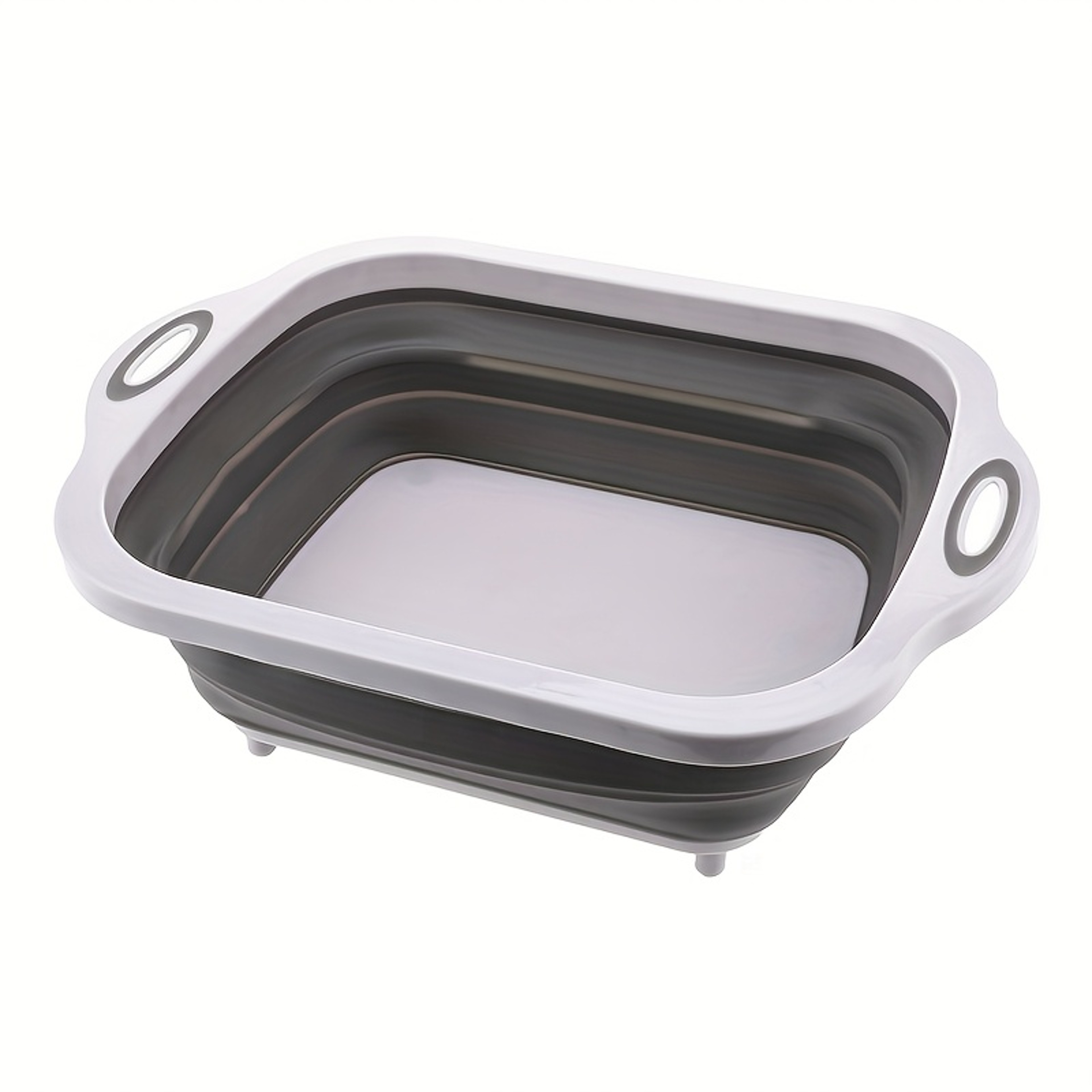 Portable Collapsible Wash Basin with Drain and Storage – view 7