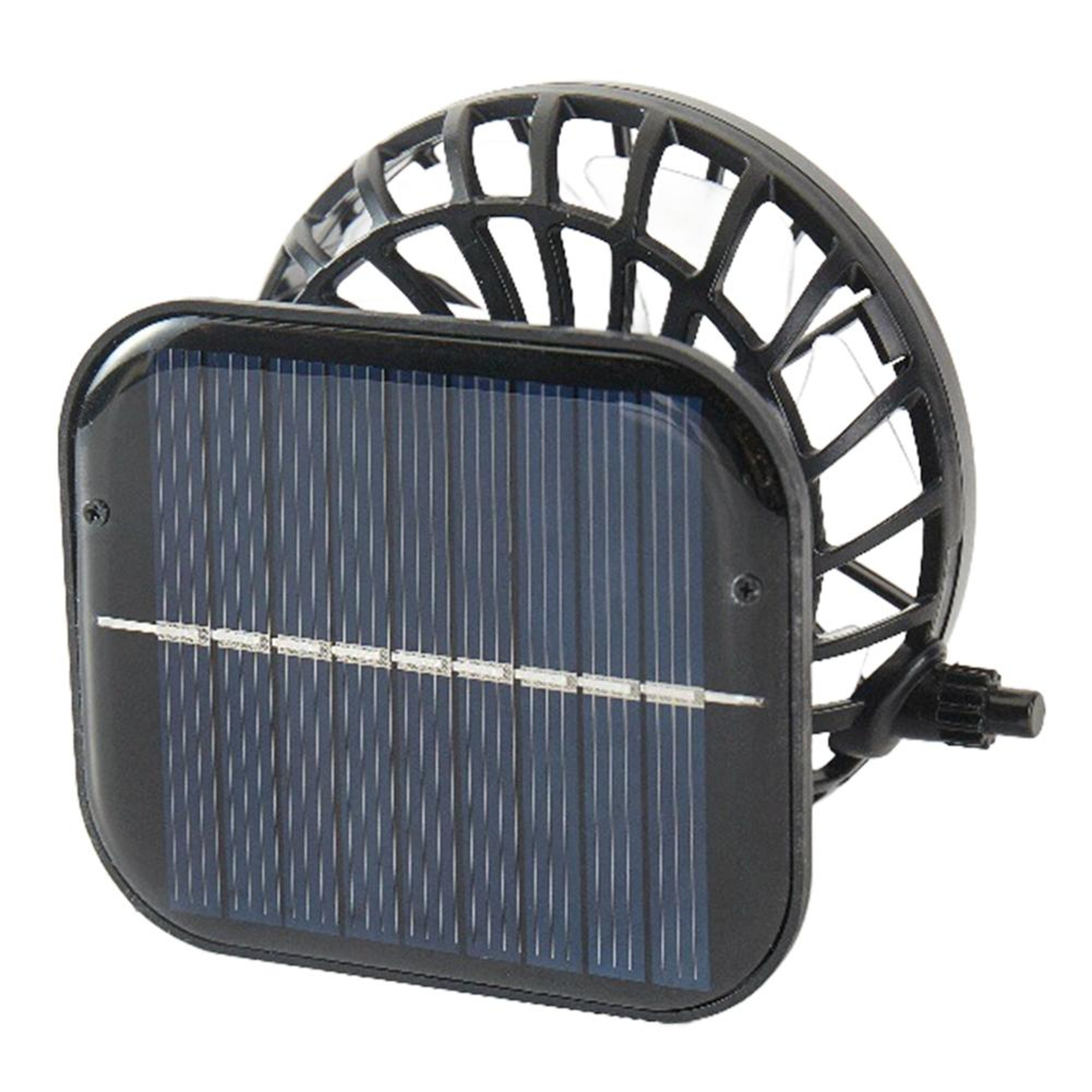 Solar Powered Outdoor Fan With Adjustable Bracket And Waterproof Design 3