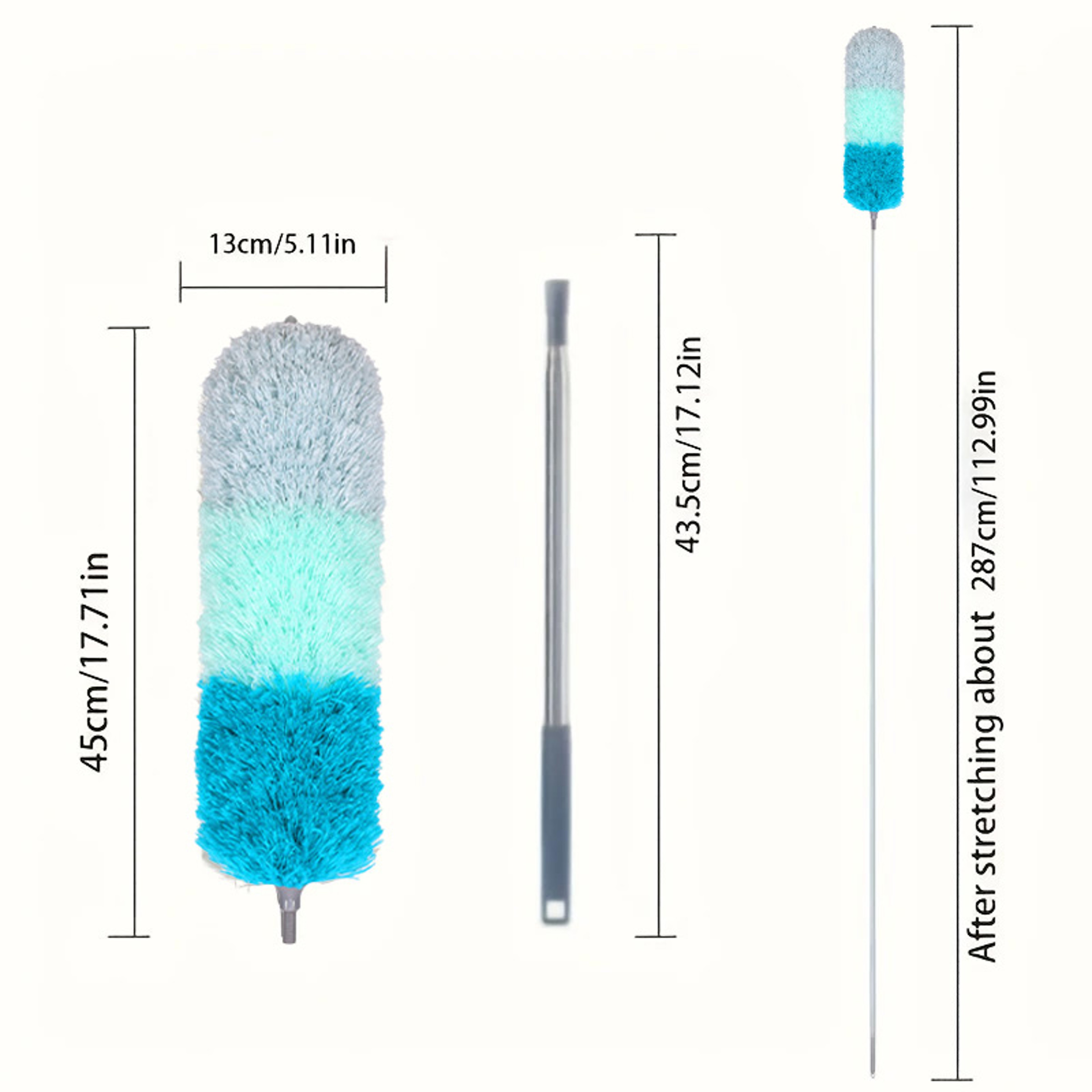 Washable Reusable Duster with Interchangeable Heads for Multi Surface Cleaning – view 6