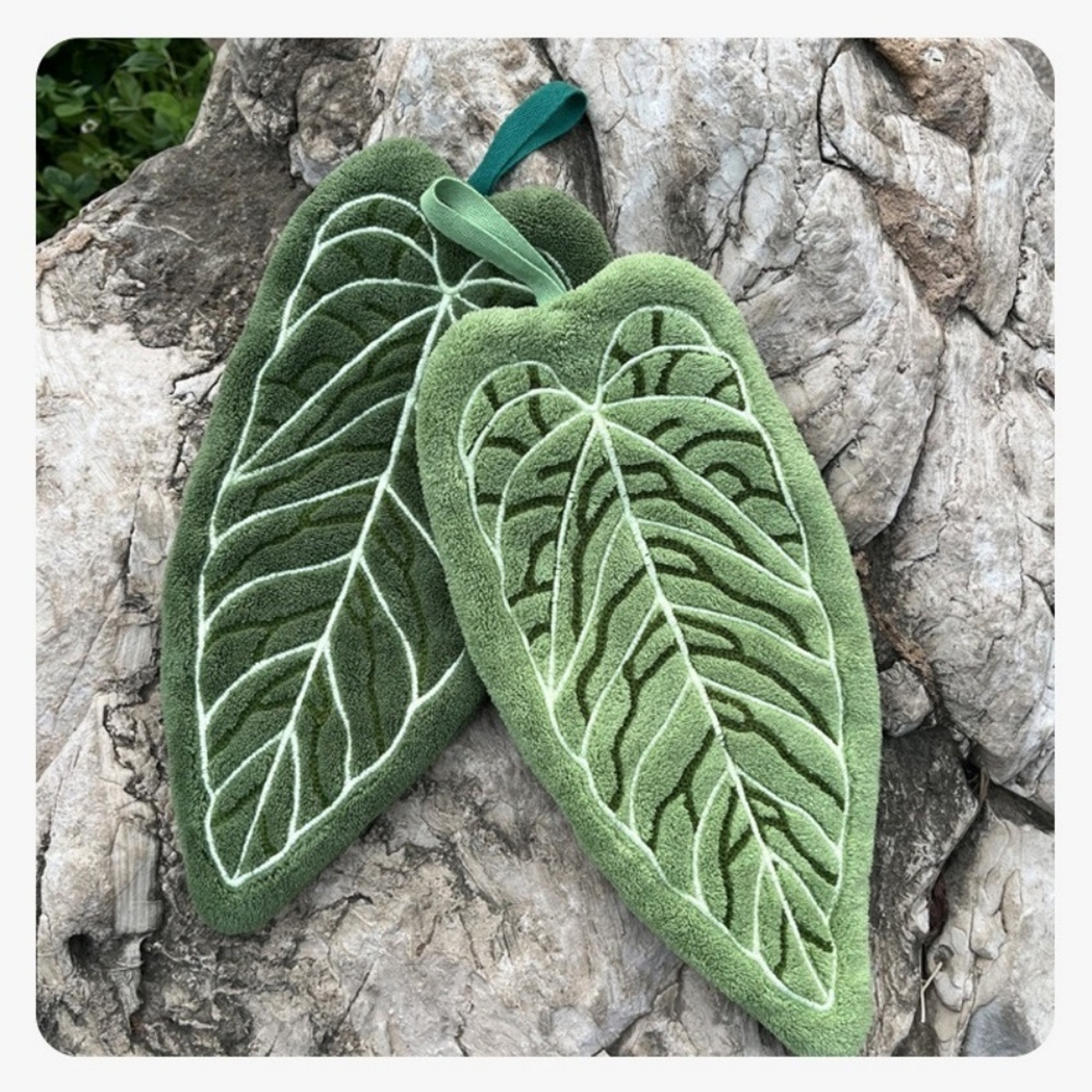 Tropical Leaf Quick Dry Absorbent Kitchen Towel 5