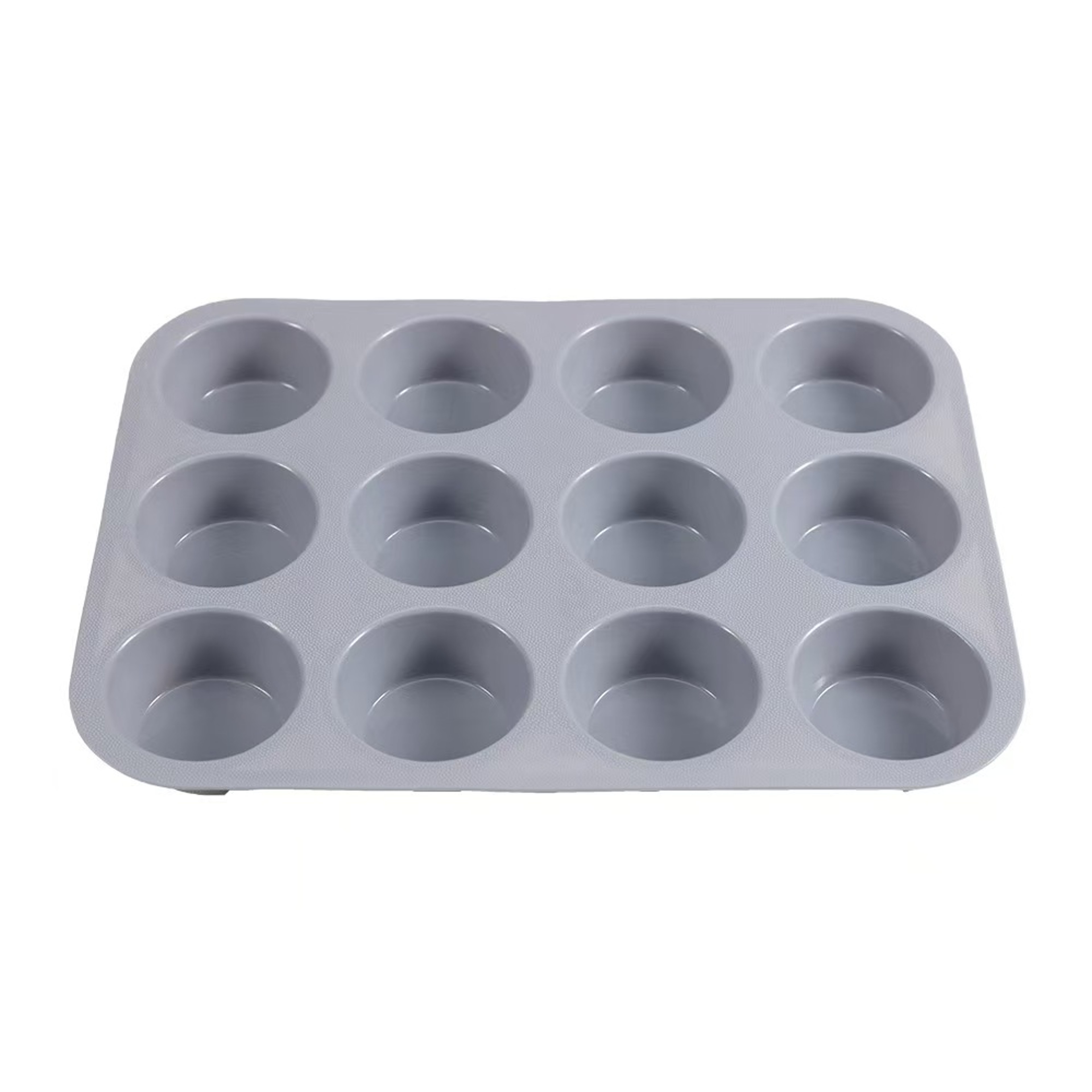 Silicone Muffin Pan Nonstick SpaceSaving Baking Mold 7