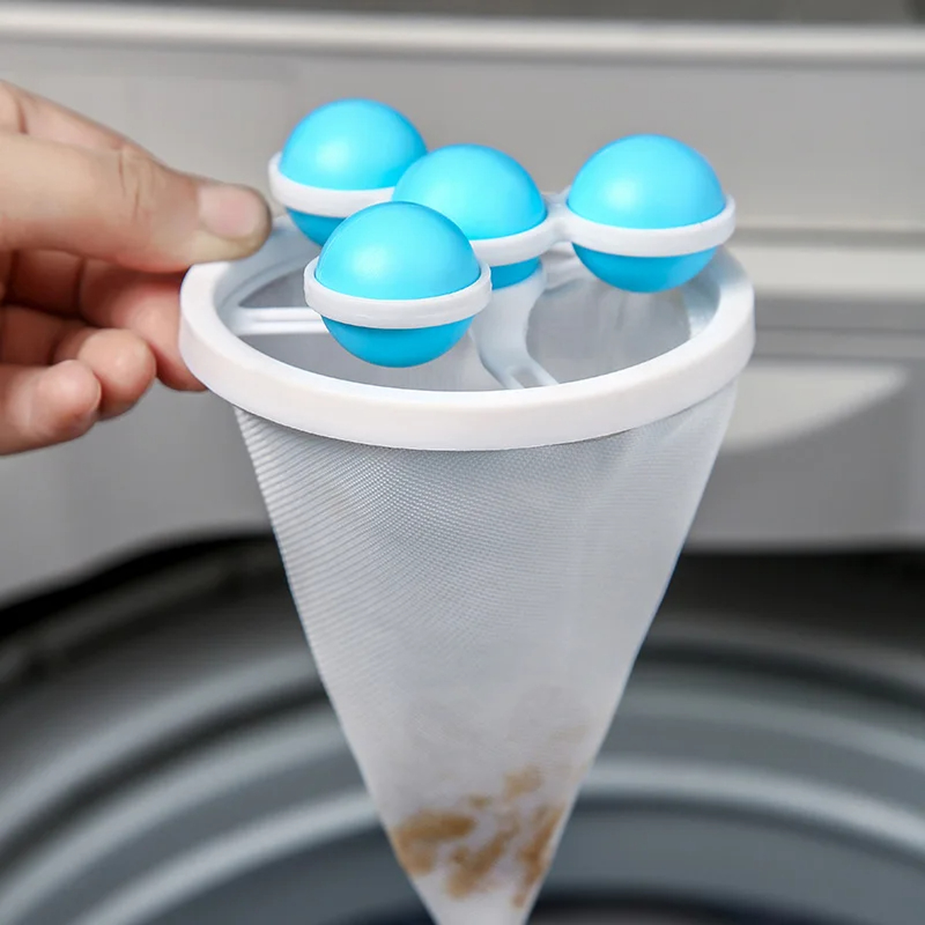 Floating Washing Machine Pet Hair Catcher And Lint Filter 5