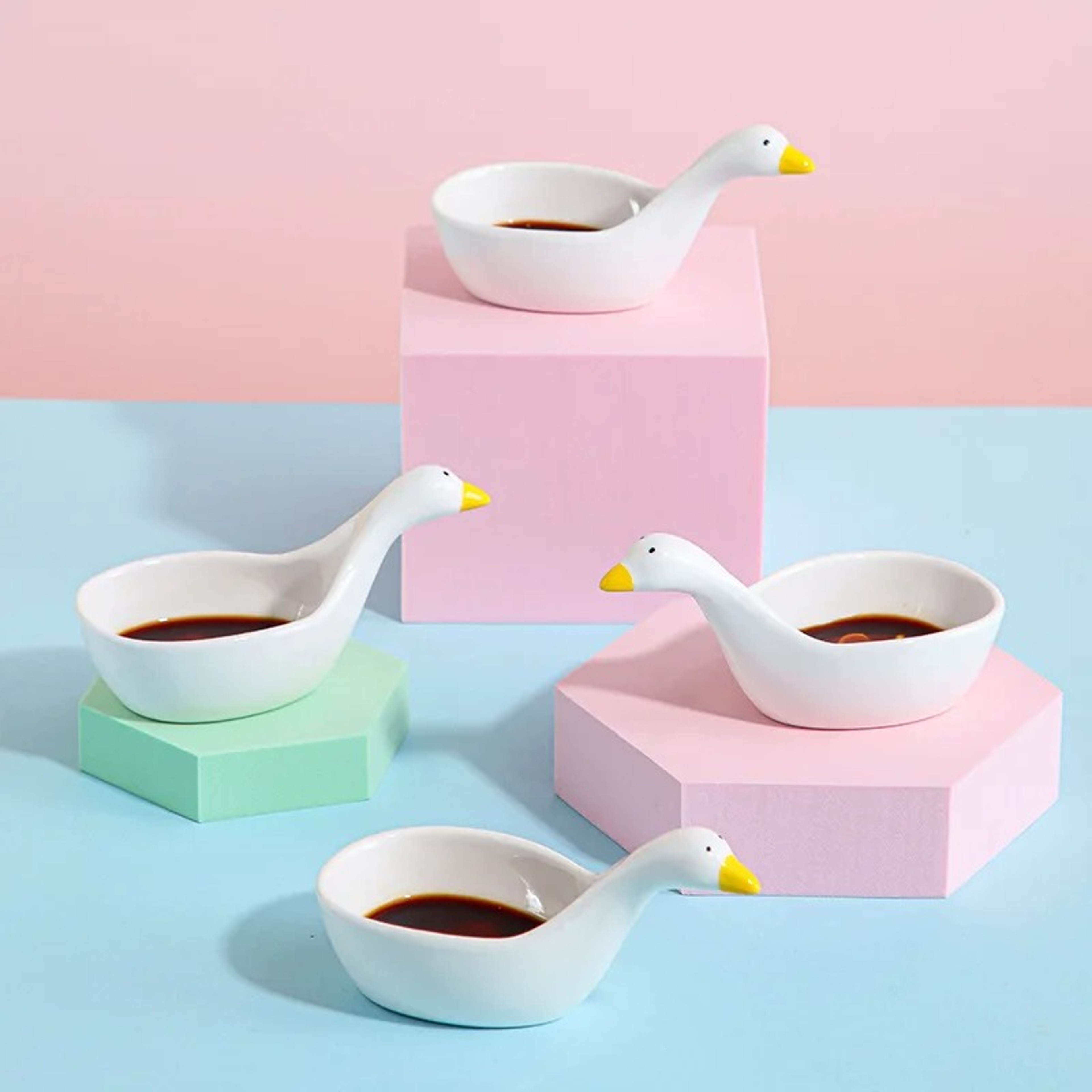 Cute Animal Ceramic Dipping Dish For Sauces And Snacks 0