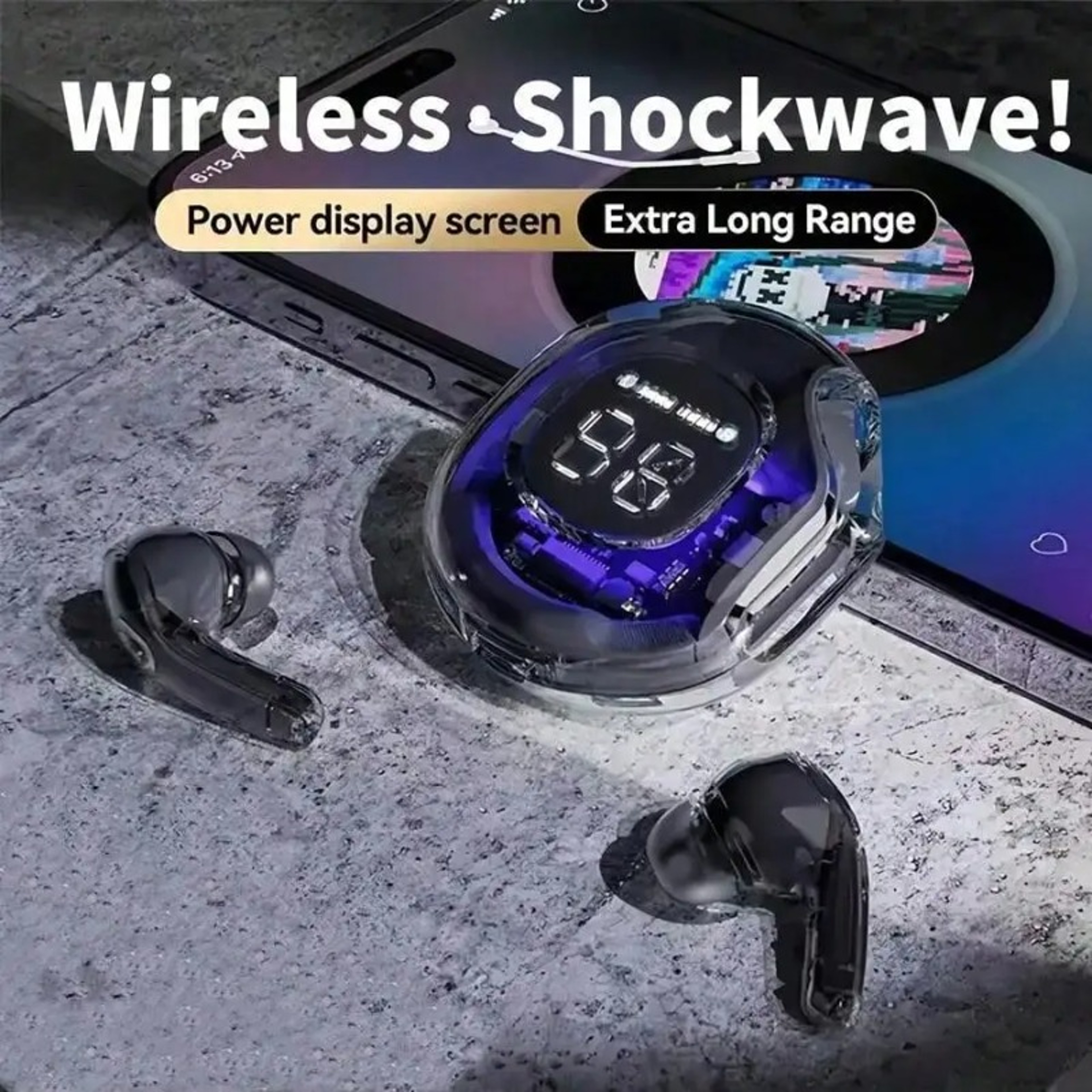 Wireless Earbuds Bluetooth Sport Gaming Headphones With Deep Bass 3