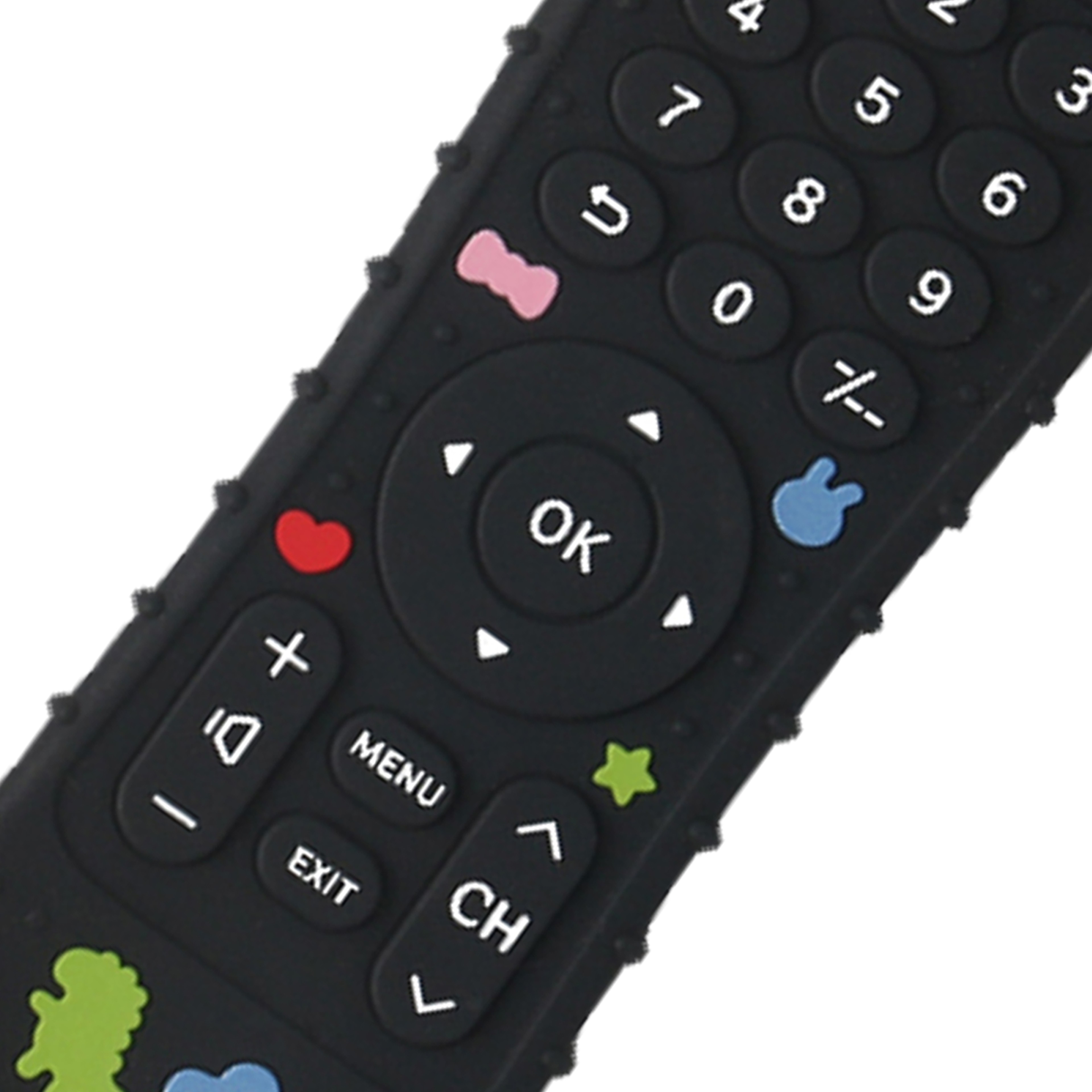 Silicone Baby Teether Toy Remote Control Shape Sensory Chew Toy 4