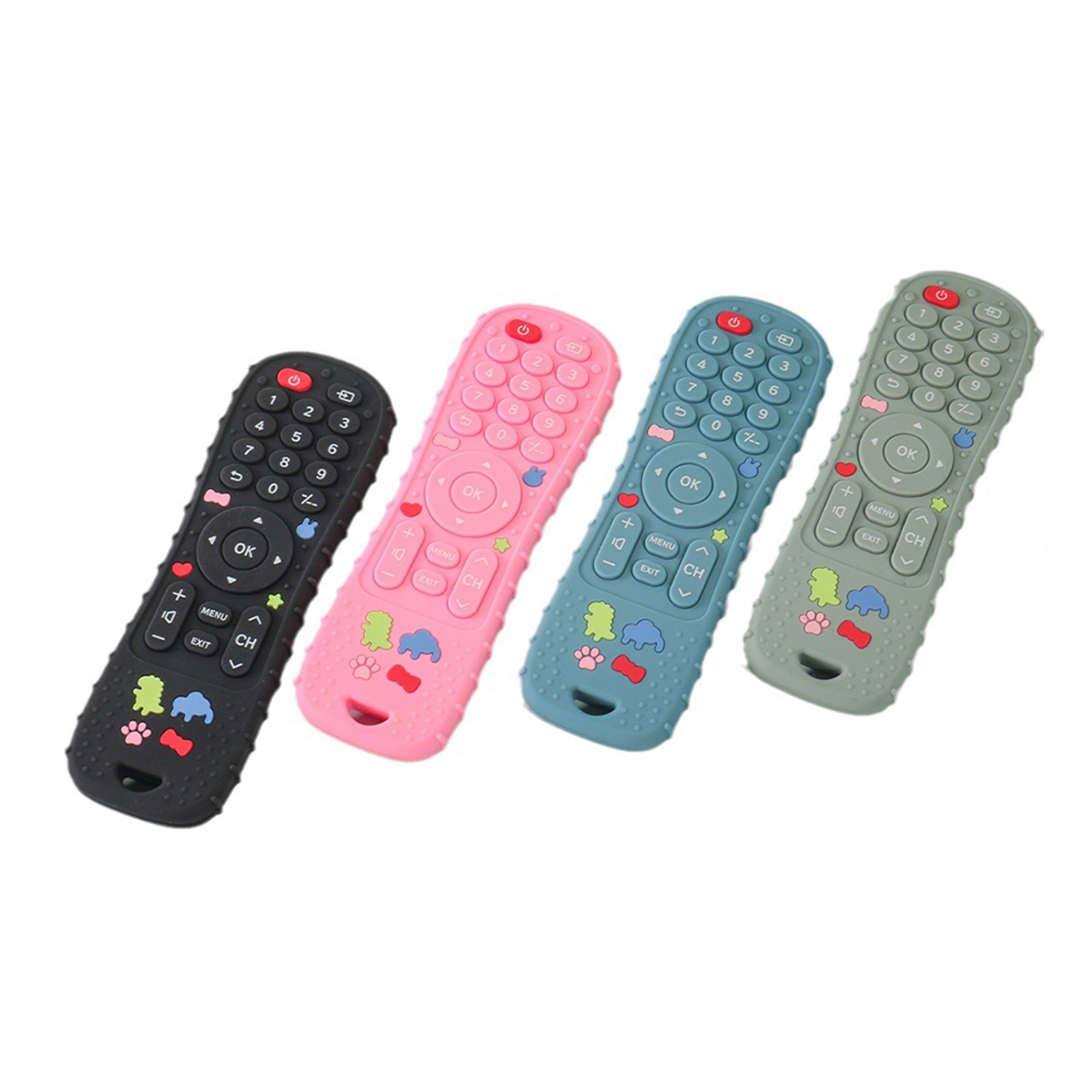 Silicone Baby Teether Toy Remote Control Shape Sensory Chew Toy 5