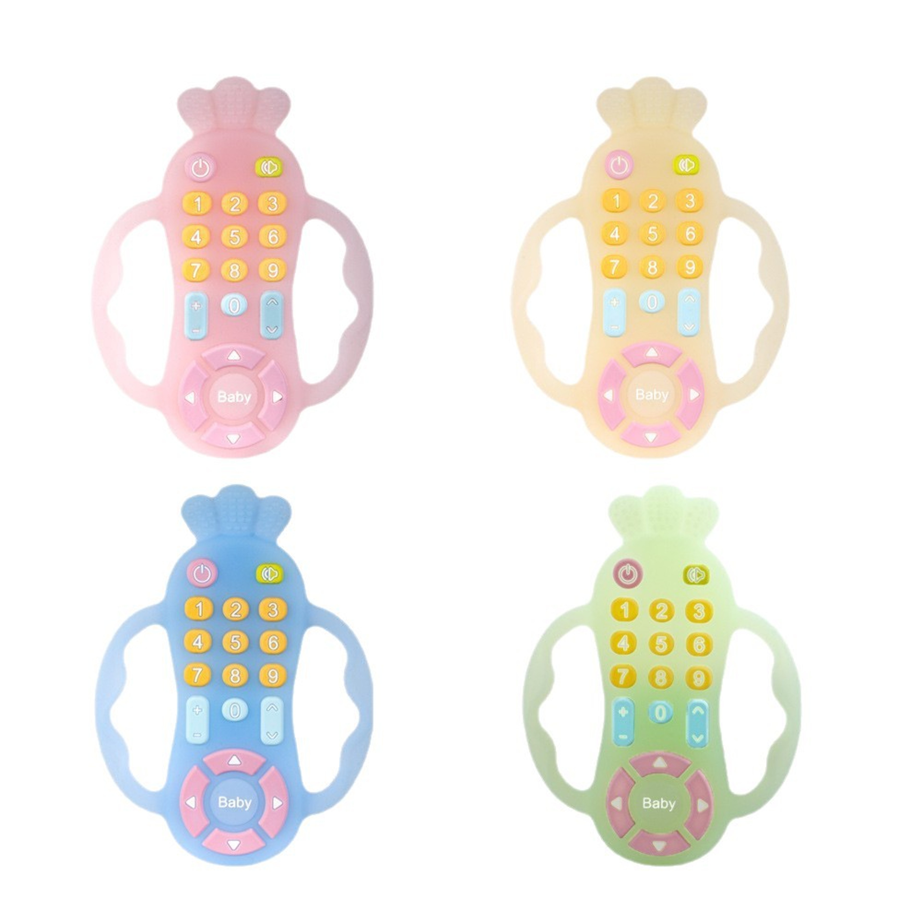 Remote Control Baby Teether Toy Anti Thumb Sucking Soothing Pacifier 3