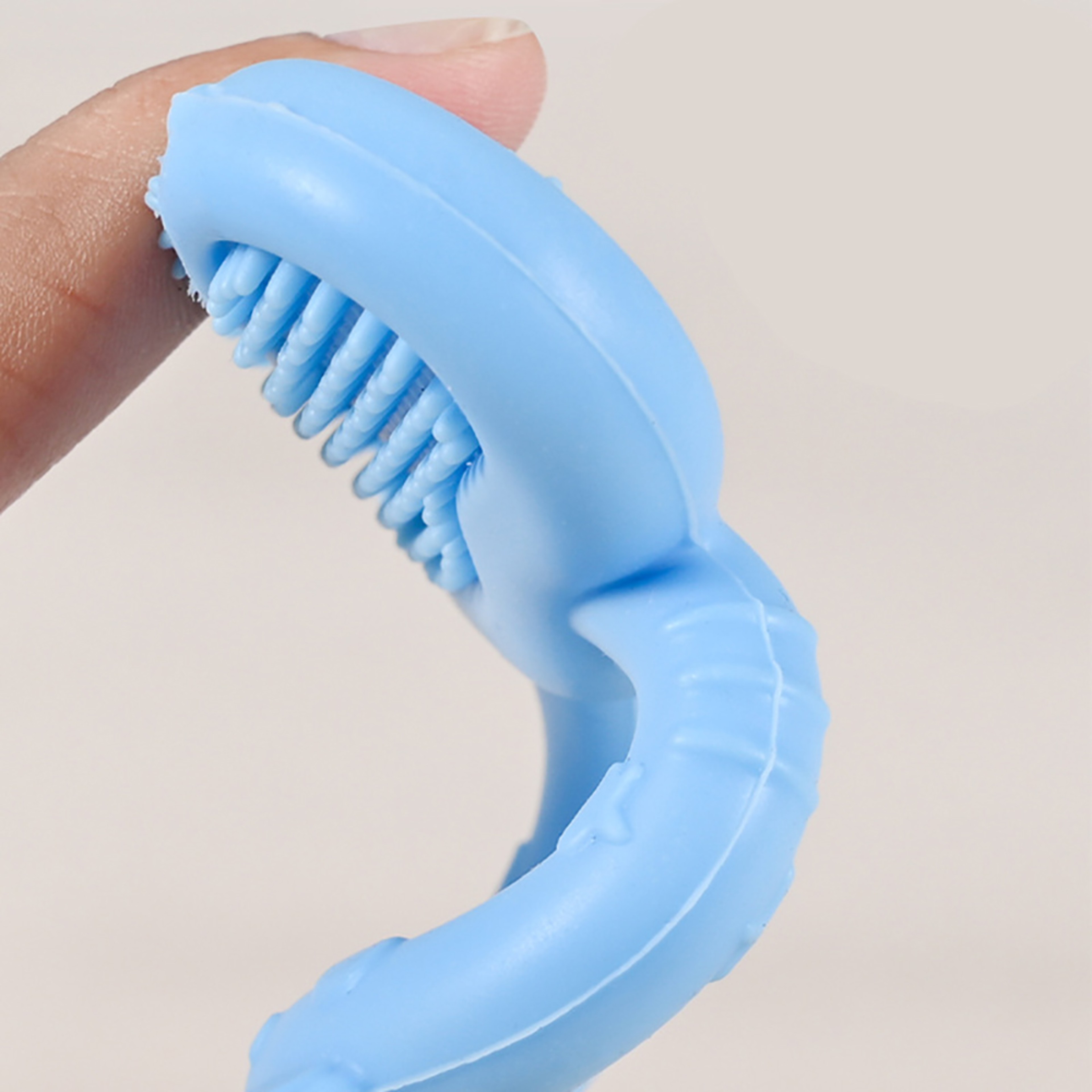 Cute Silicone Baby Teether Ring Animal Shape Soothing Teething Toy 4