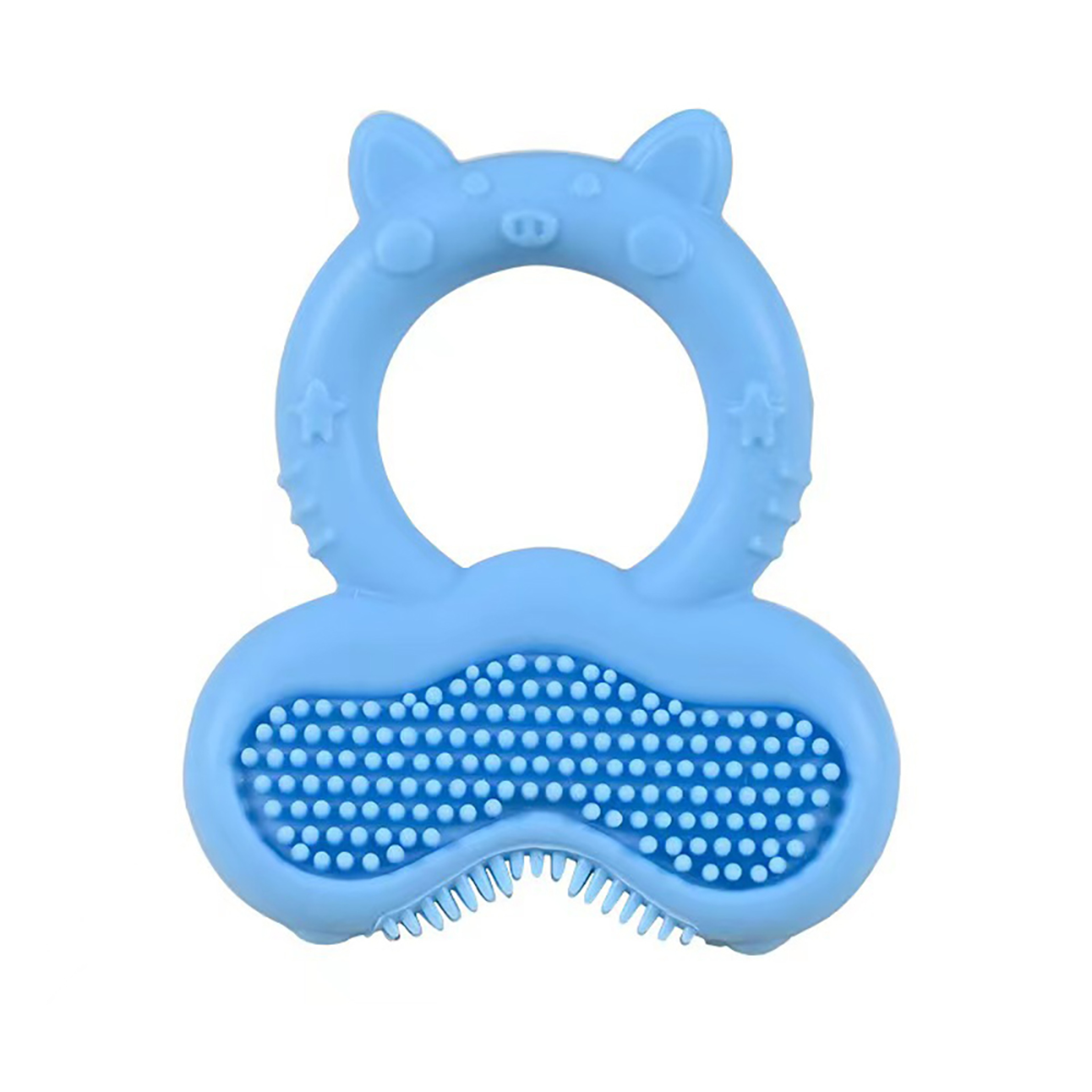 Cute Silicone Baby Teether Ring Animal Shape Soothing Teething Toy 6