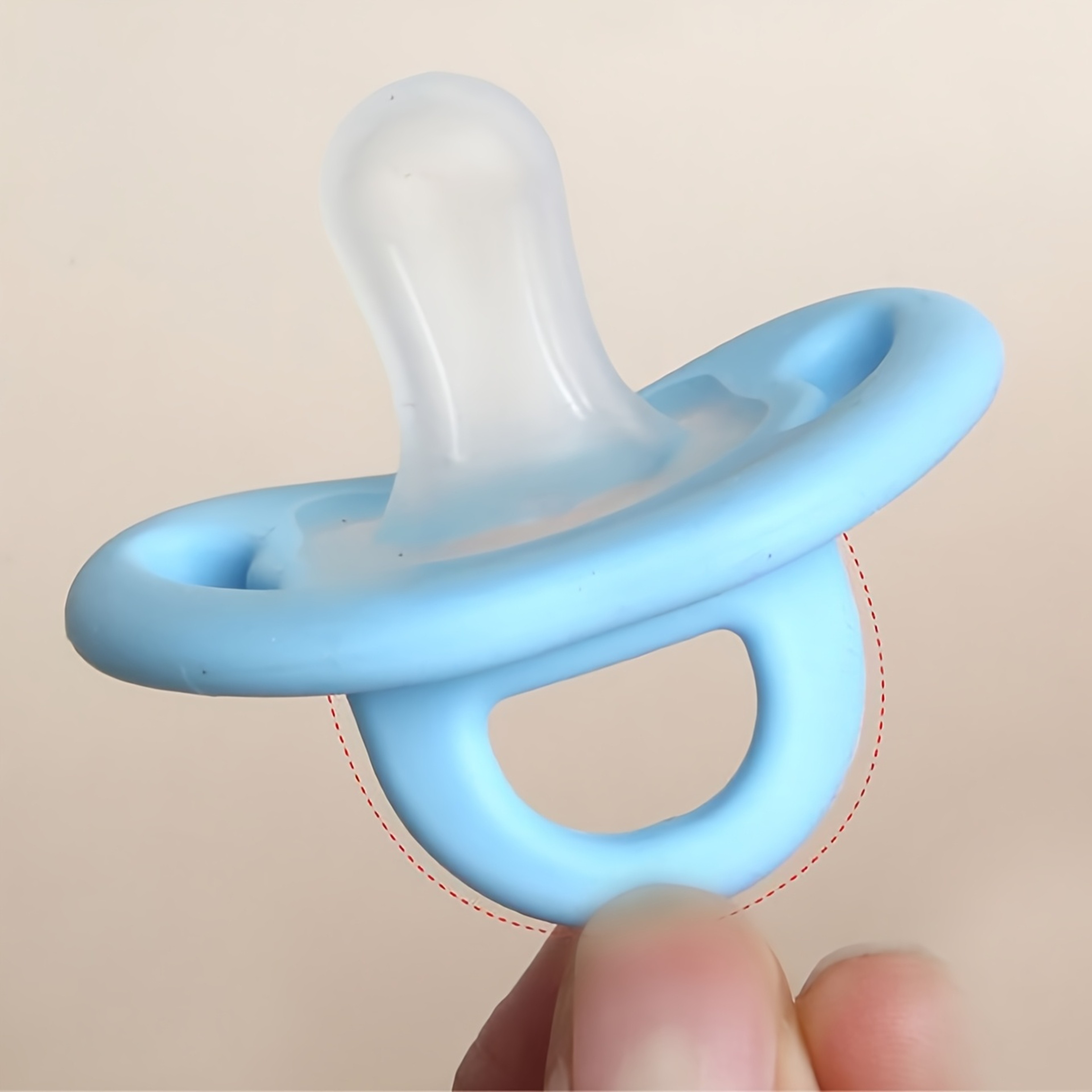 Soft Touch Silicone Baby Pacifier Newborn Thumb Nipple Soother For Comfort 3