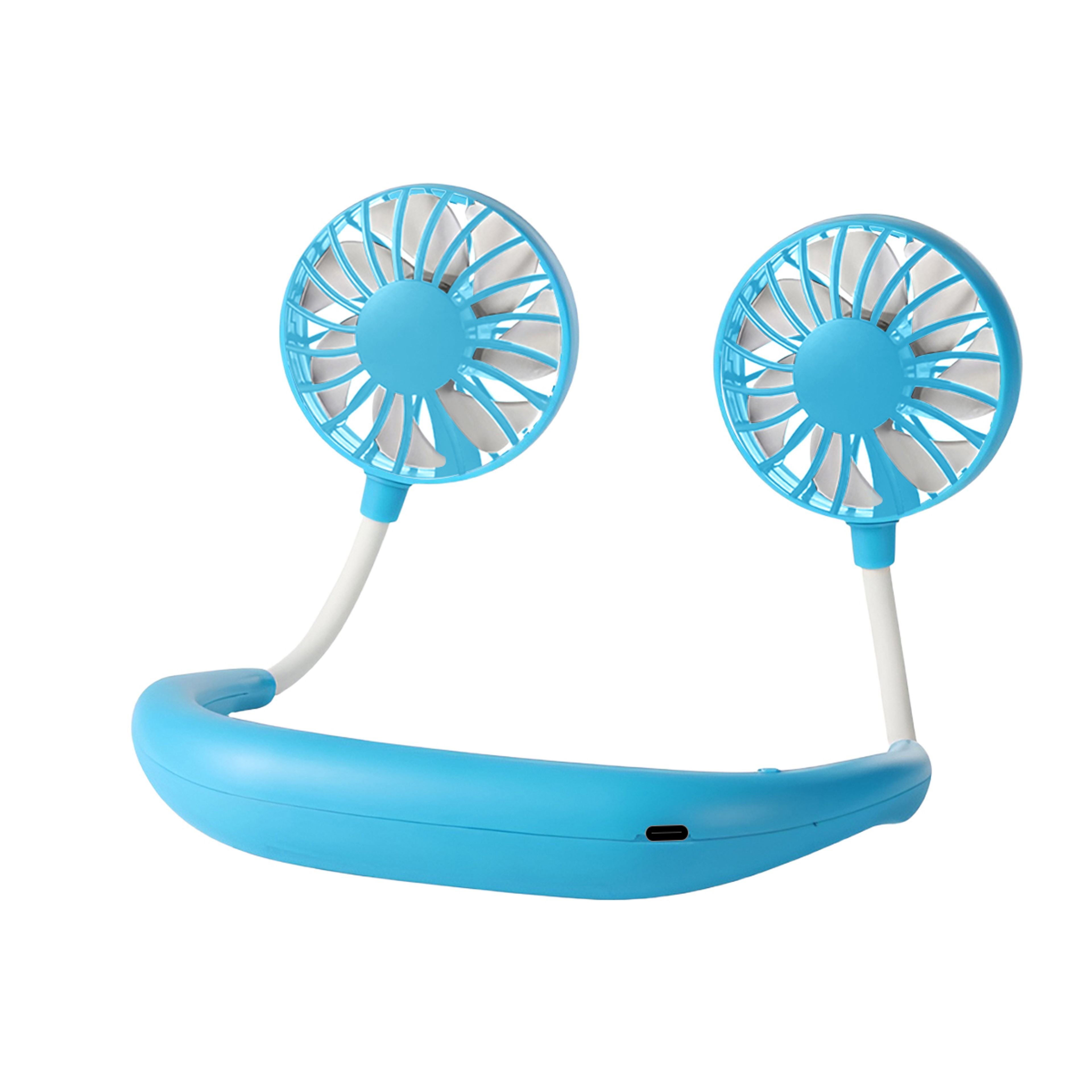 Portable Rechargeable Neck Fan Hands Free Cooling Fan For Outdoor Travel Camping 6