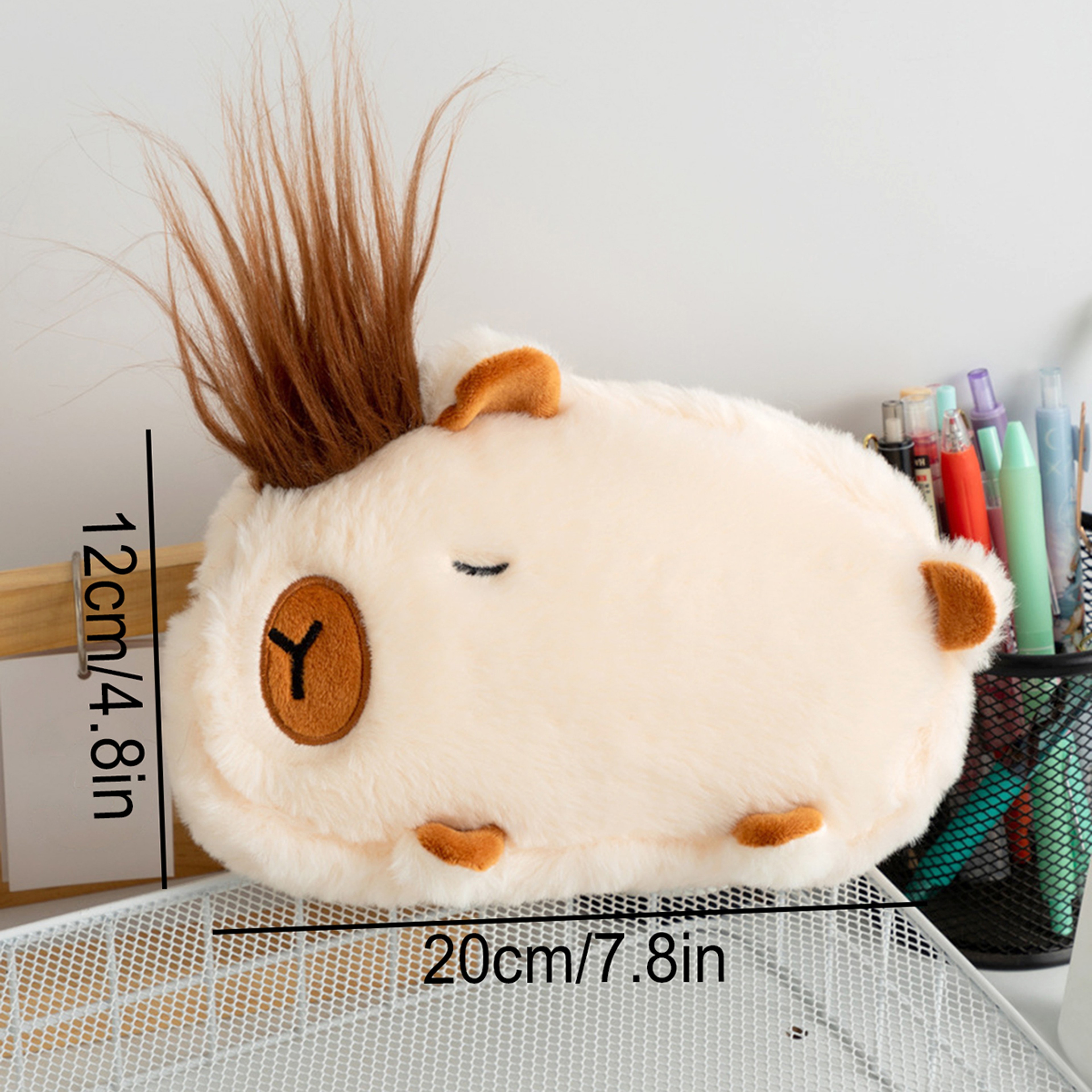 Animal Shaped Large Capacity Pencil Case Soft School Stationery Storage Bag 1