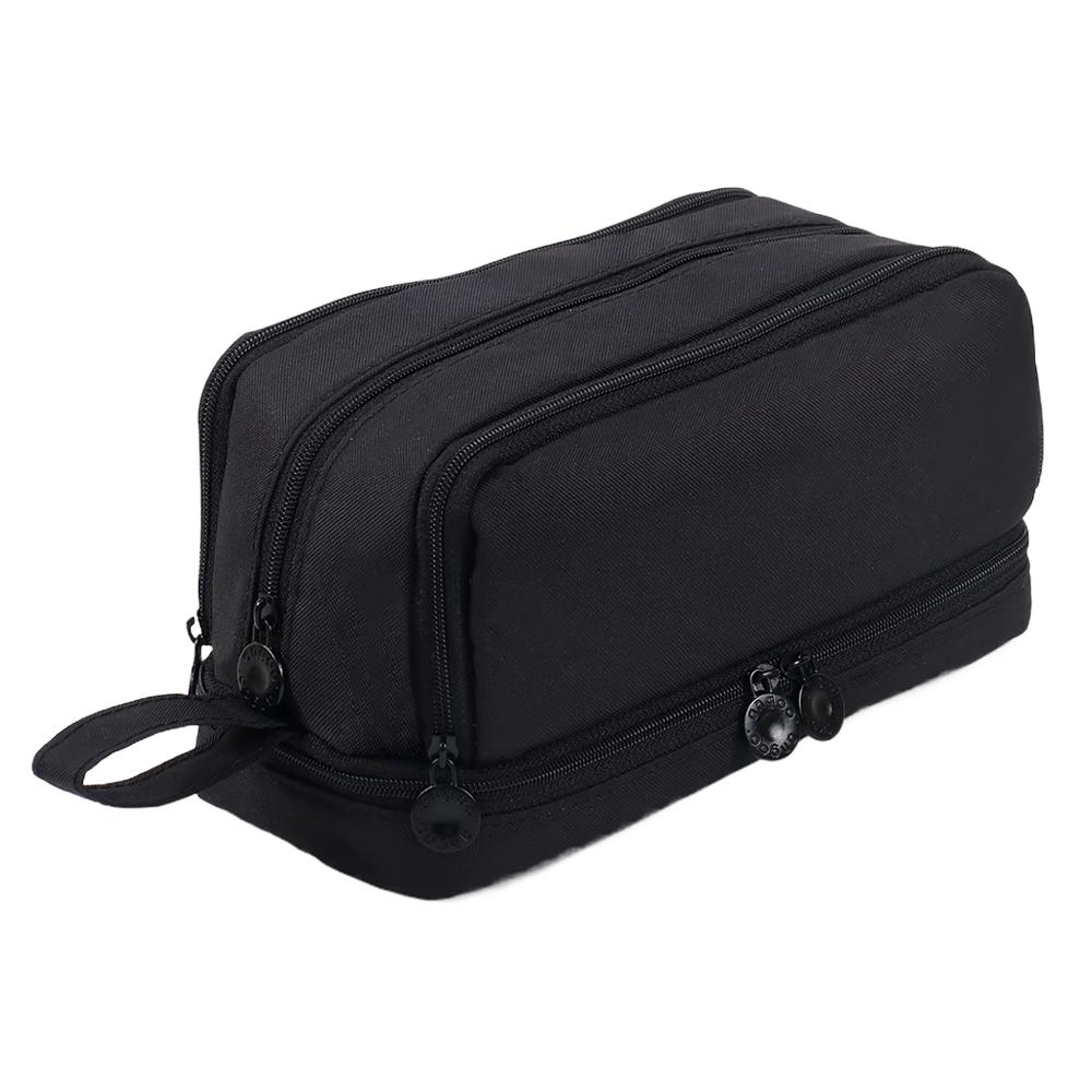 High Capacity Canvas Pencil Bag Layer Organizer Case For School Office And Travel 6