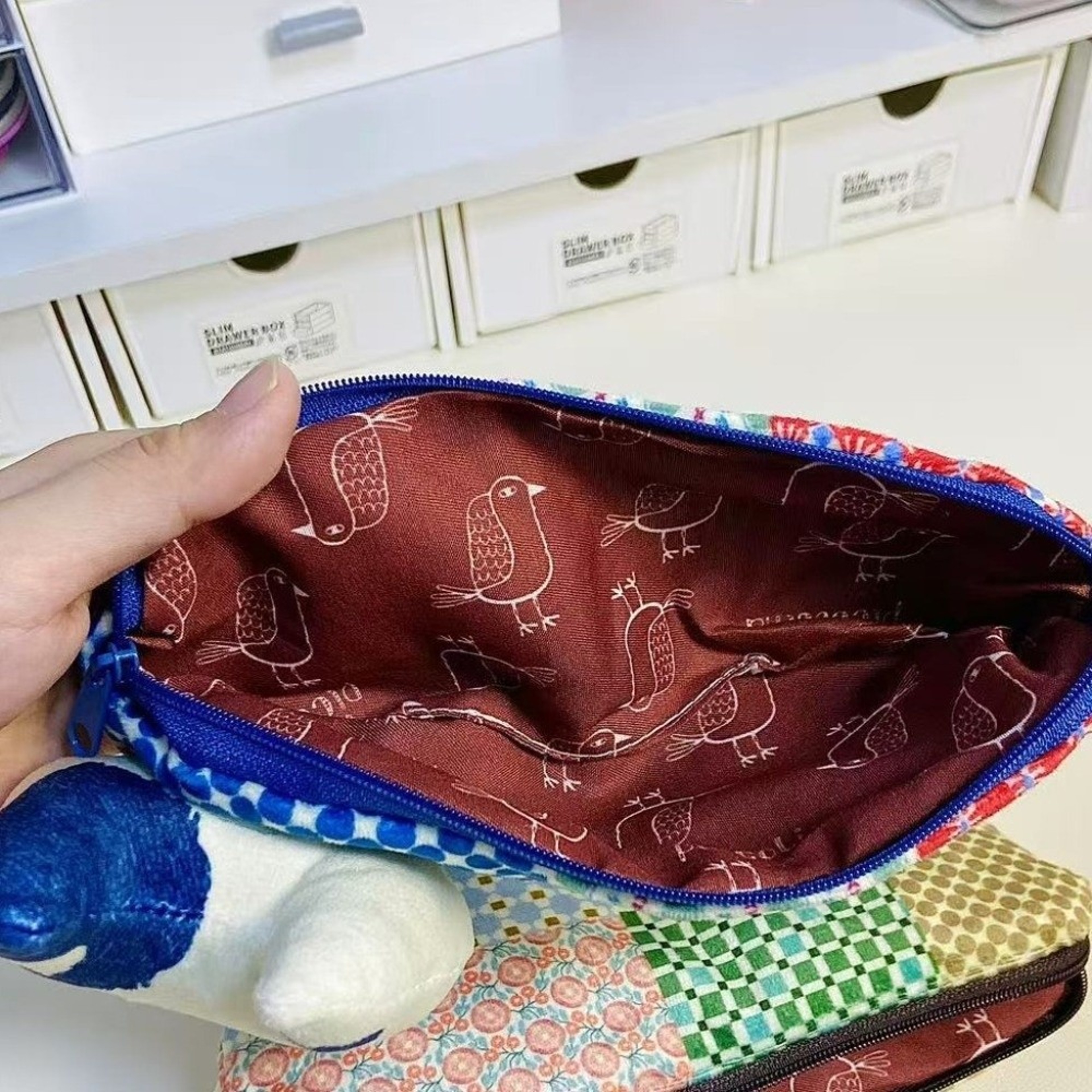 Cat Climbing Pencil Case Large Capacity Portable Makeup And Storage Bag 2