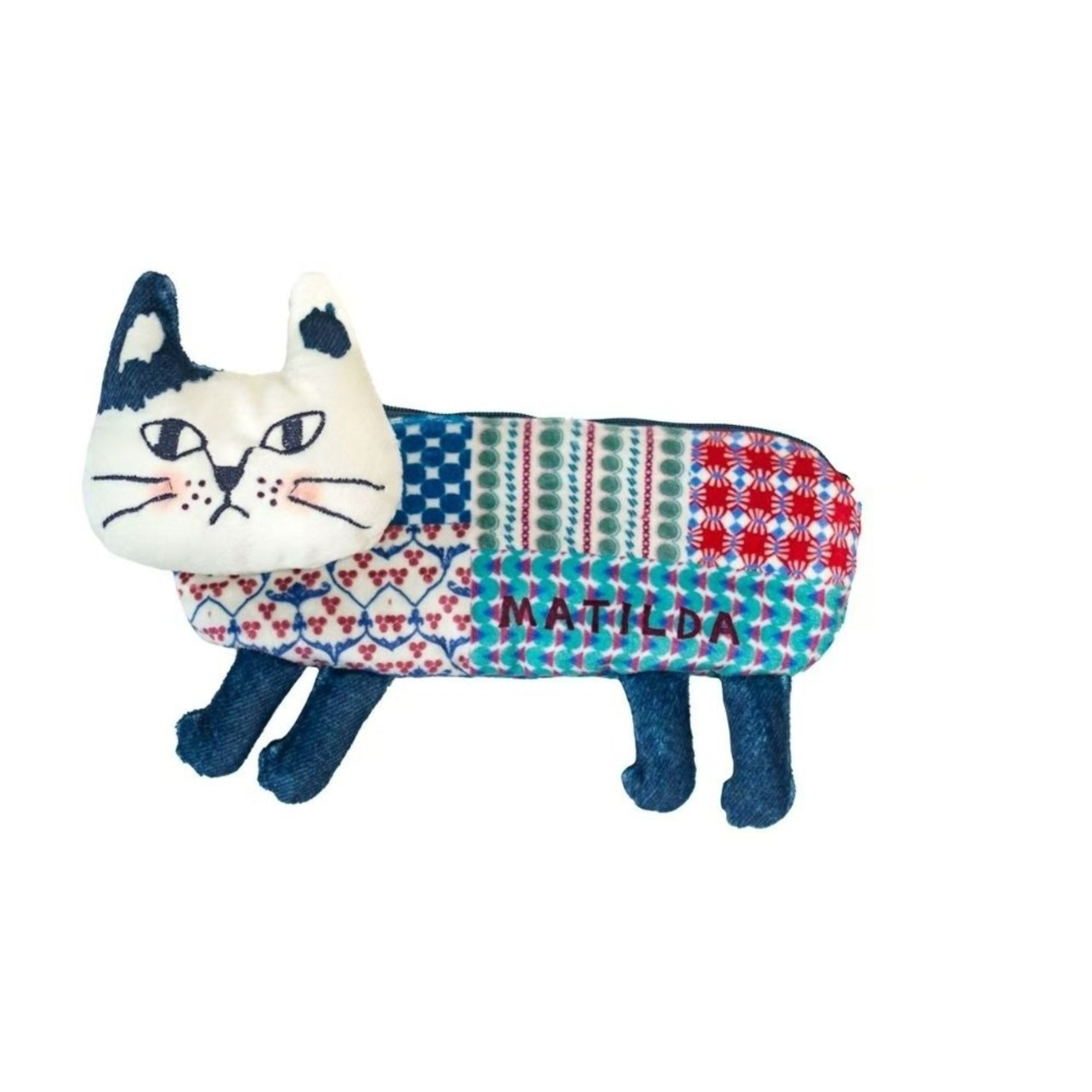 Cat Climbing Pencil Case Large Capacity Portable Makeup And Storage Bag 5