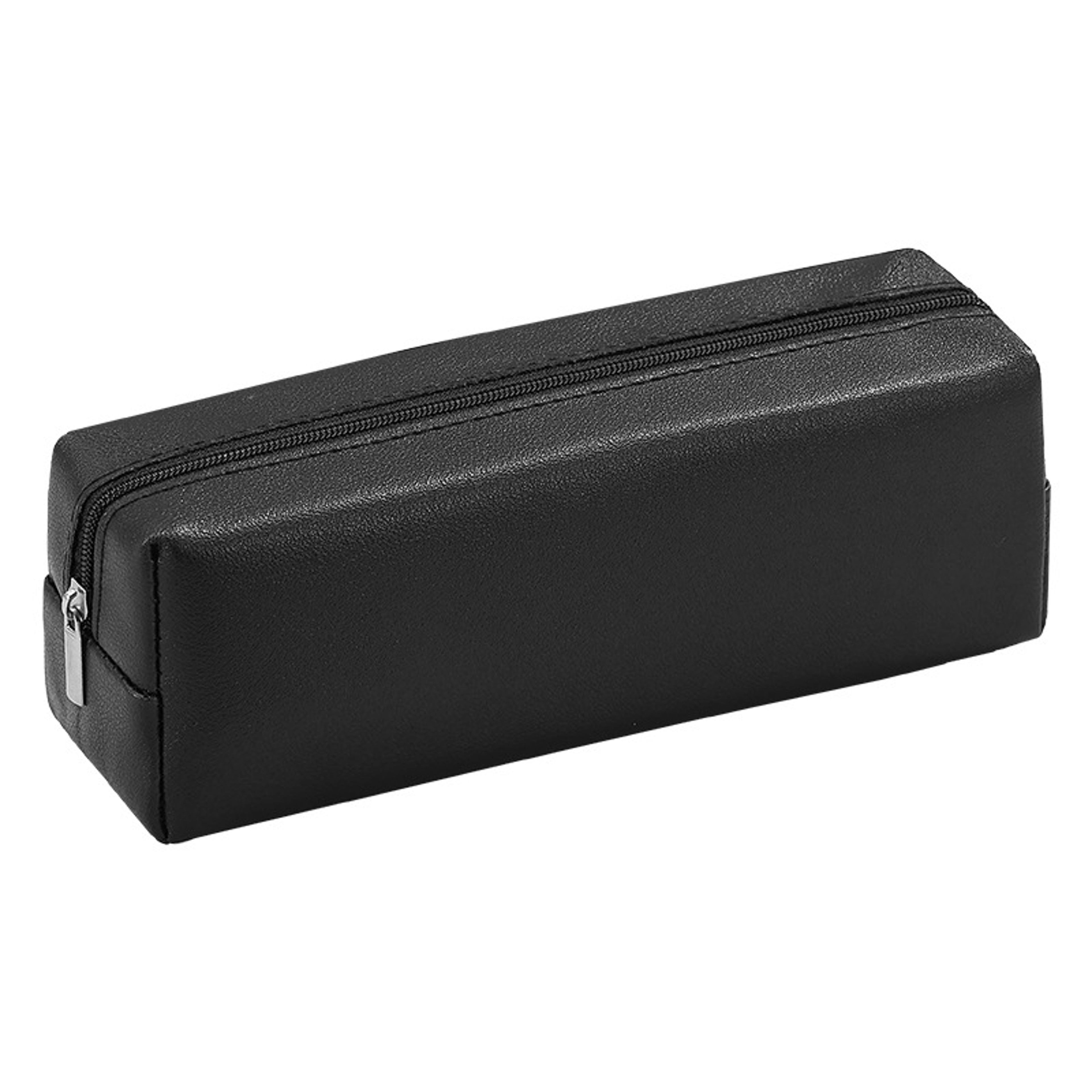Large Capacity PU Leather Pencil Case Organizer For Students Office And School Supplies 5