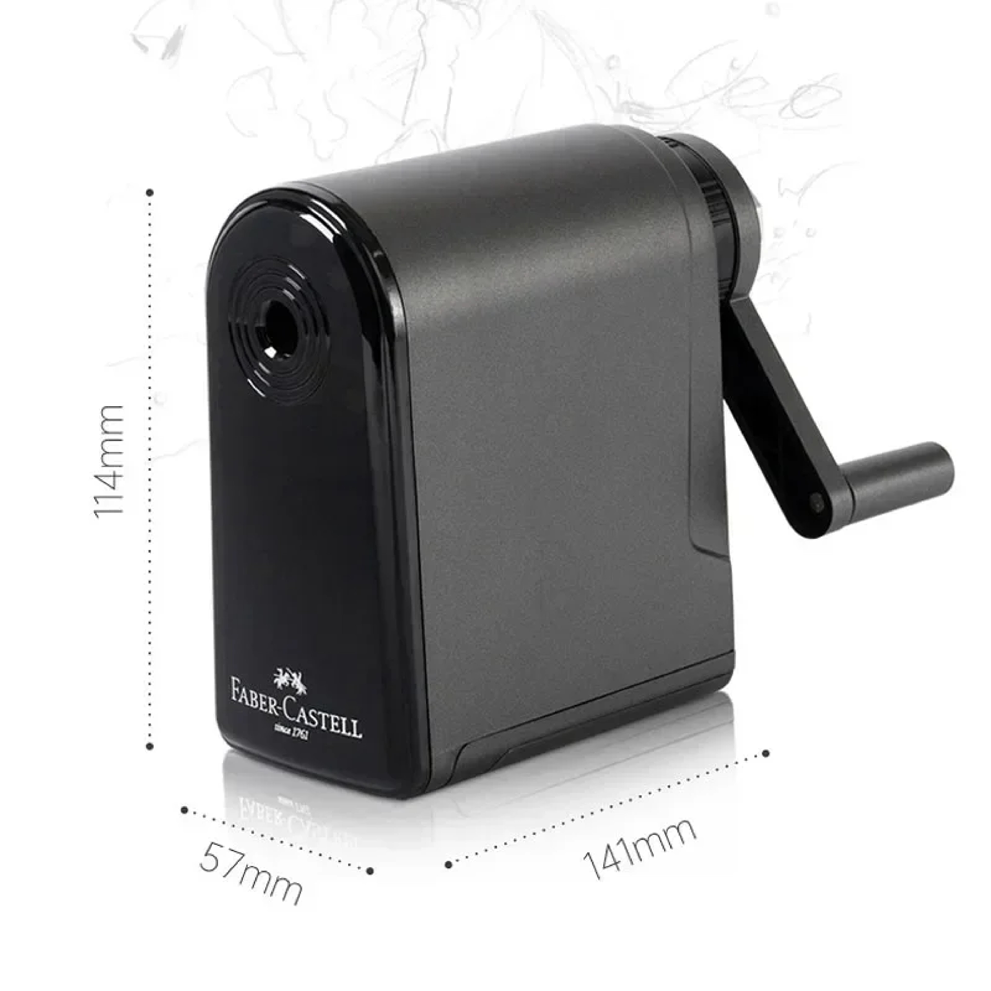 Adjustable Long Point Pencil Sharpener for Art Drawing and Sketching Pencils – view 2