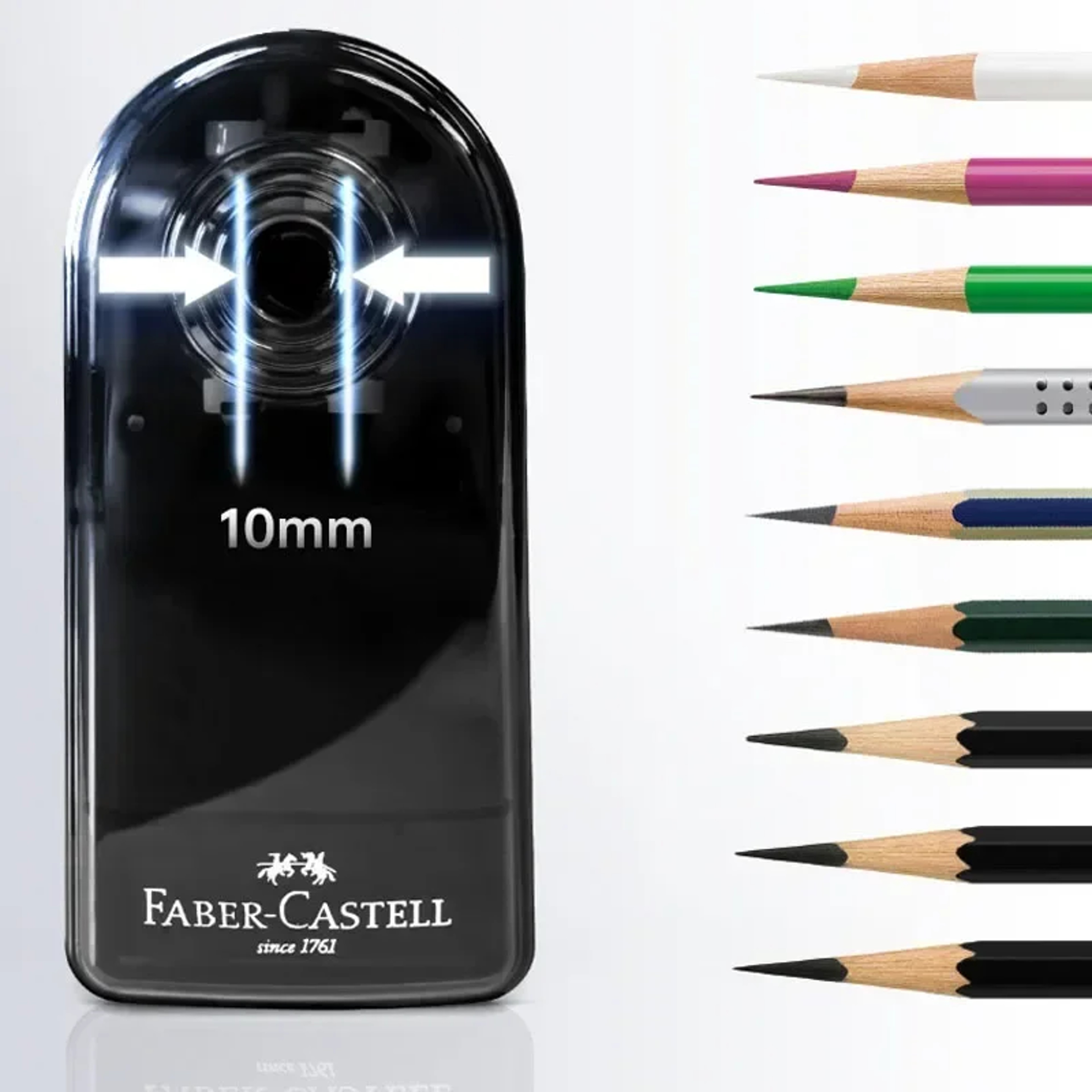 Adjustable Long Point Pencil Sharpener for Art Drawing and Sketching Pencils – view 5