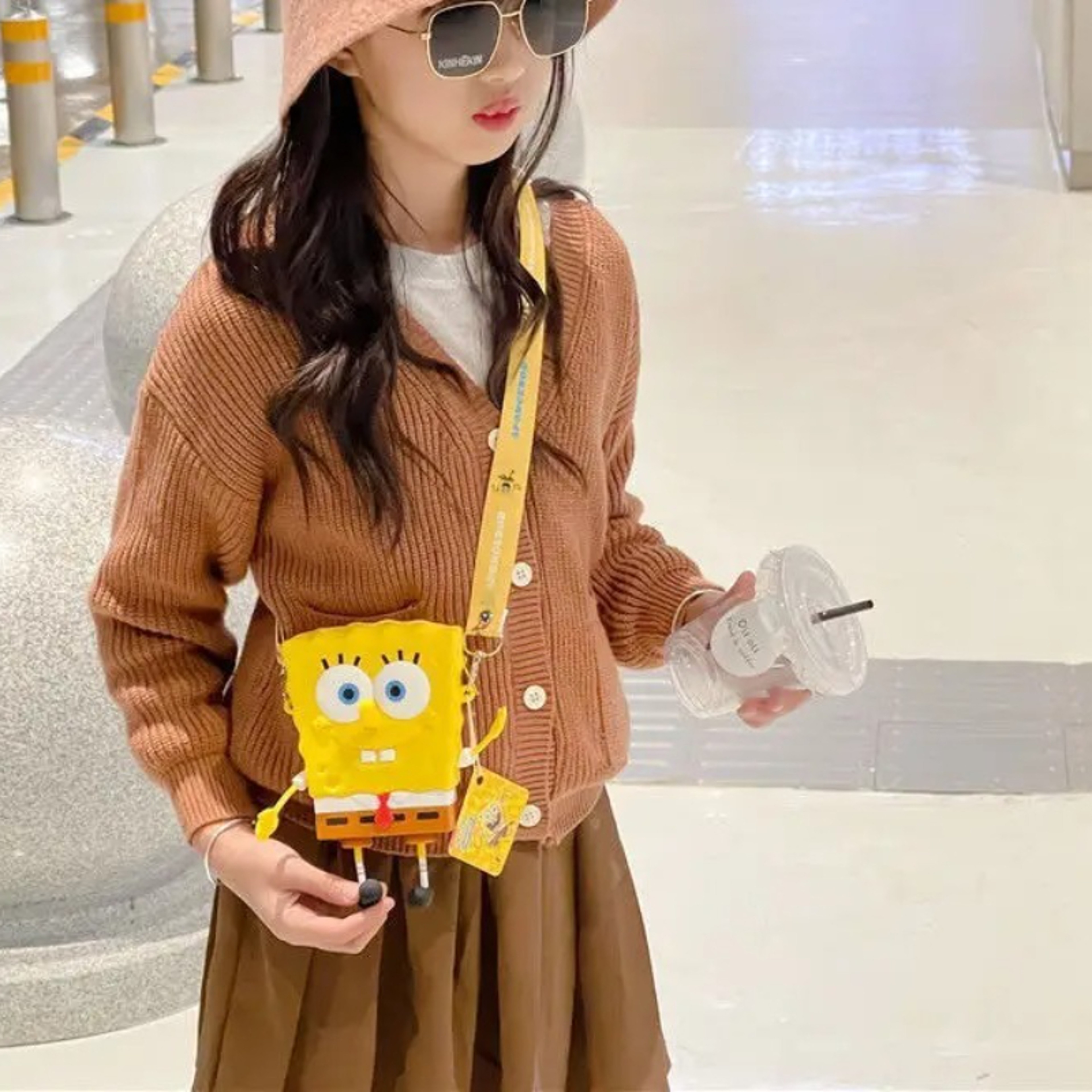 SpongeBob SquarePants Kids Shoulder Bag Cute Cartoon Crossbody Bag for Girls Boys Gift – view 3