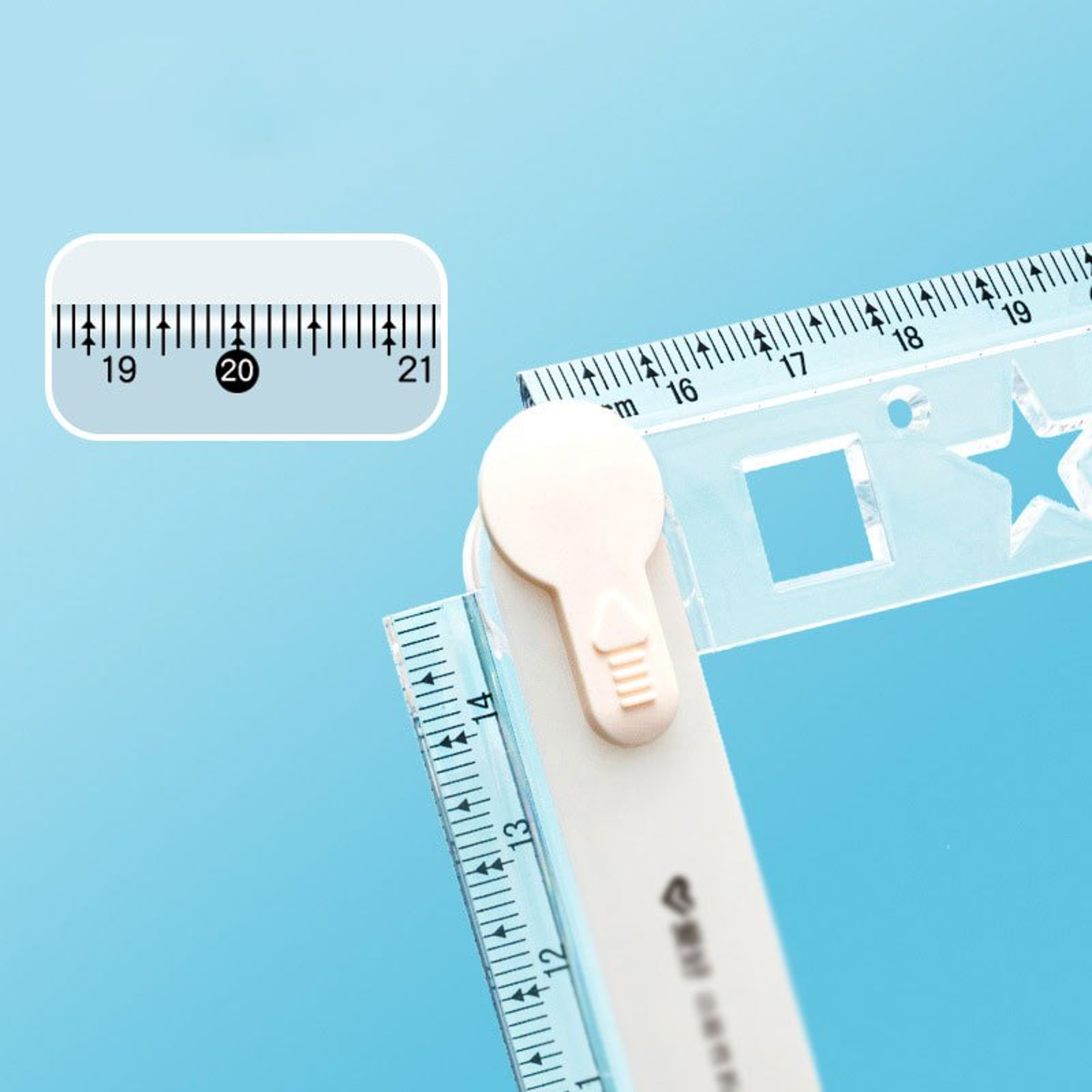 Multifunctional Folding Ruler Portable Geometry Tool For School Drawing And Measuring 2