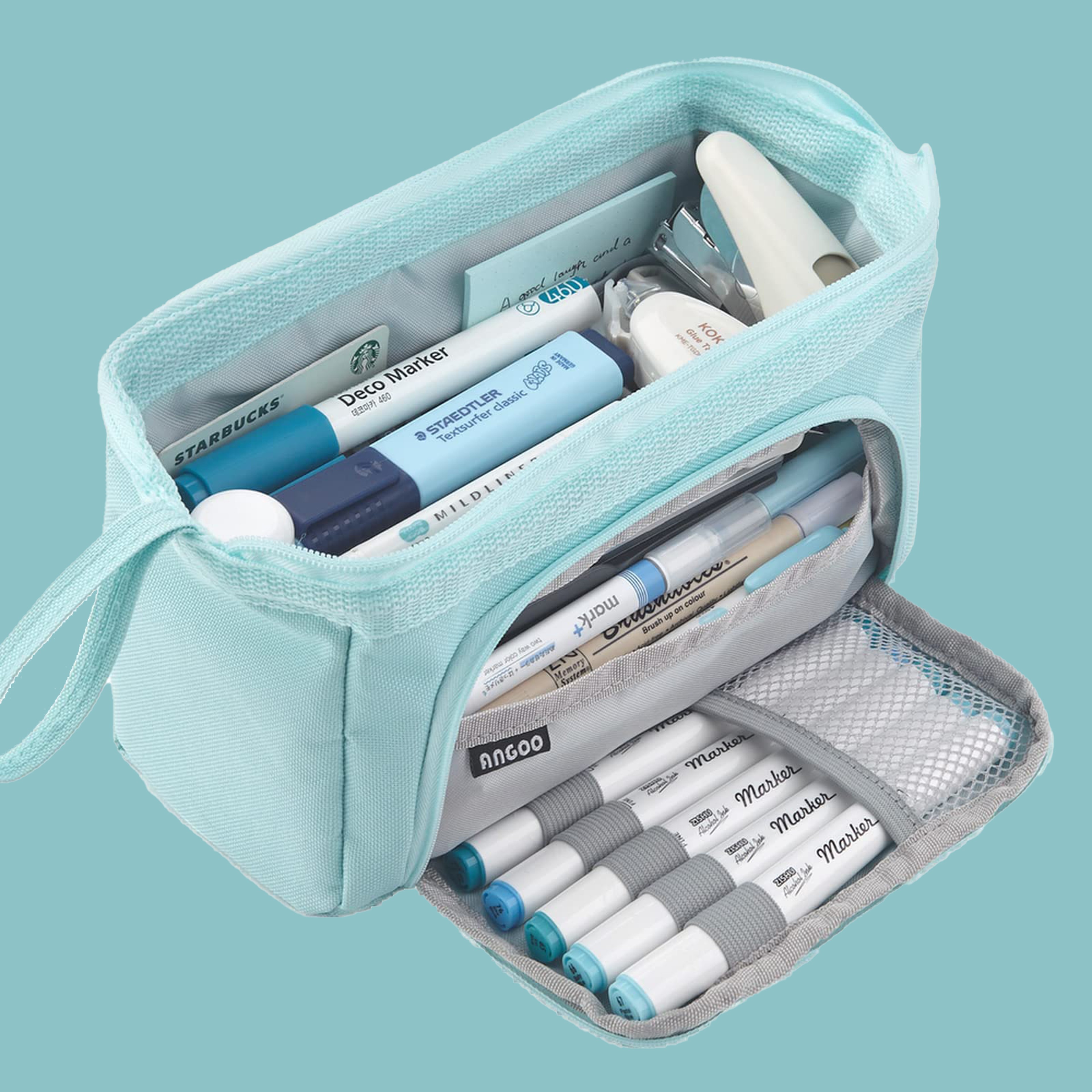 Large Capacity Pencil Case Cute Student Pencil Bag Organizer For School And Office 9