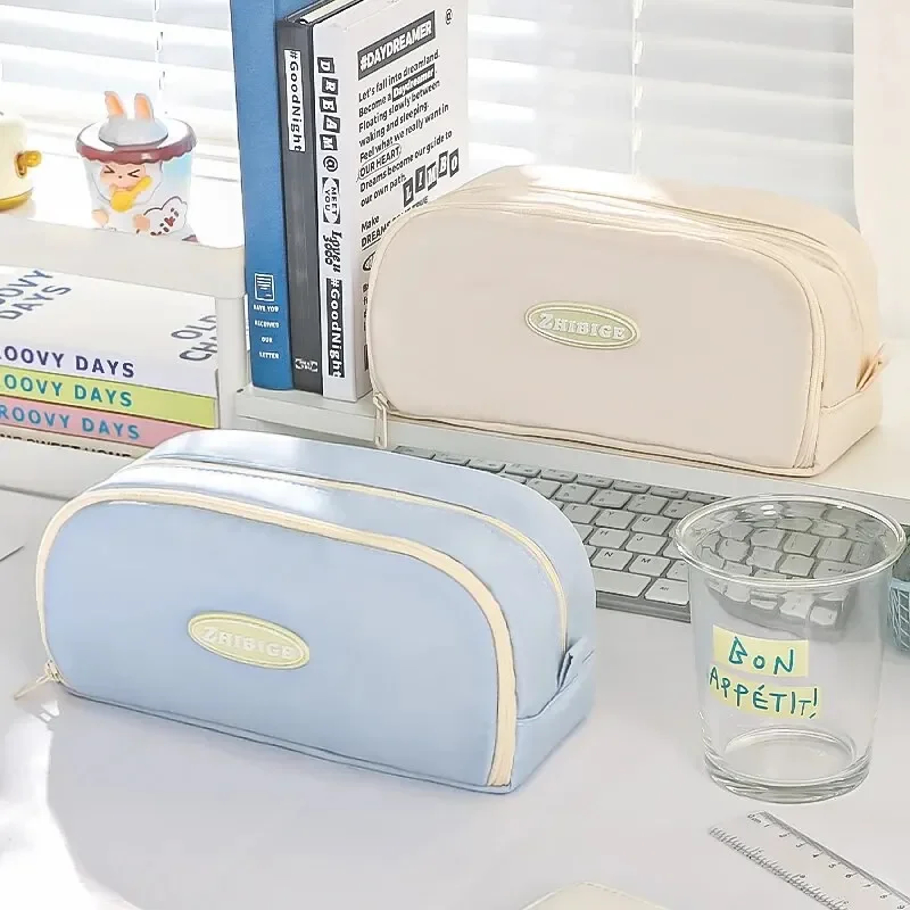 Large Capacity Pencil Case With Multiple Compartments For Organized School Stationery Storage 3