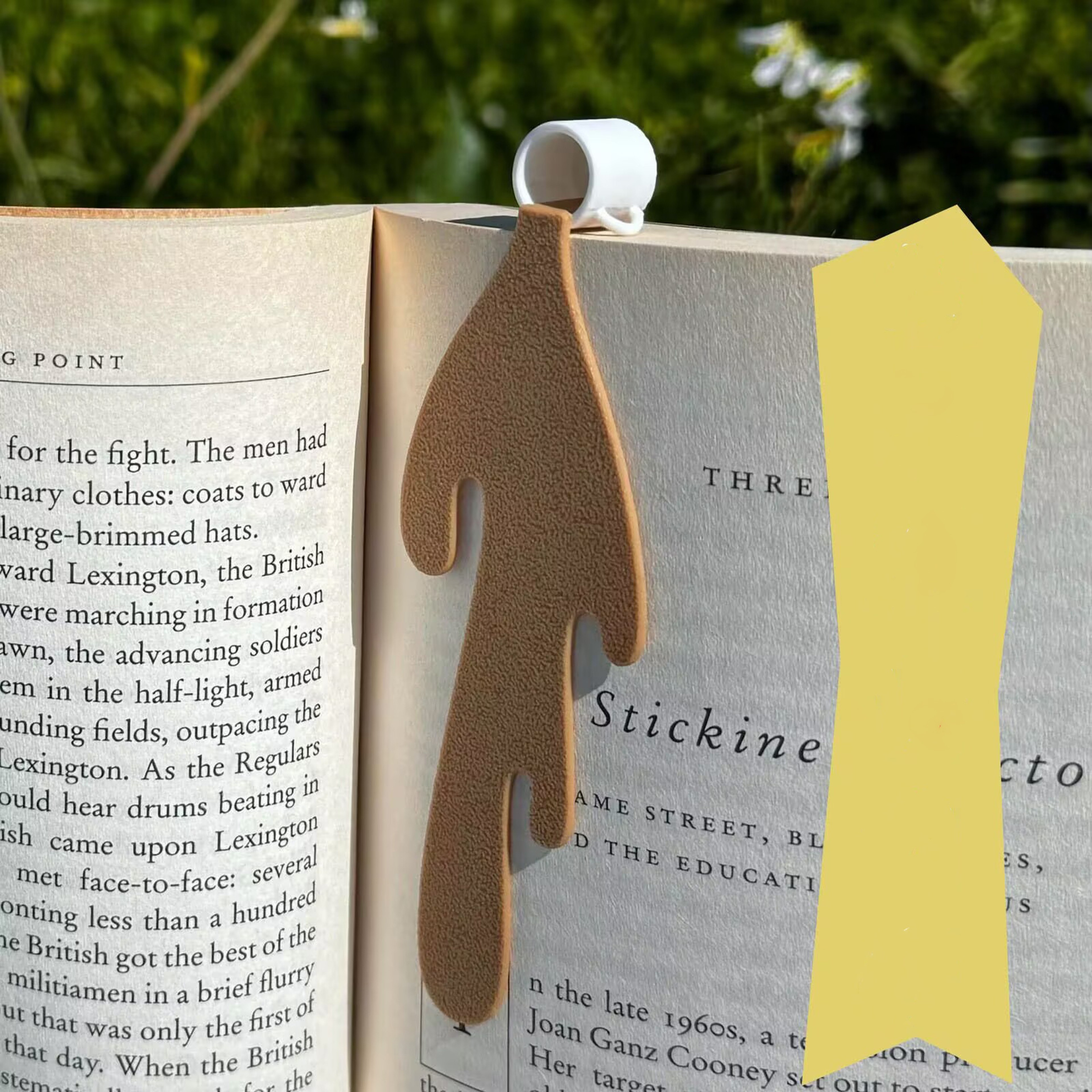 Creative Coffee Bookmark Funny Book Lover Gift for Office School Reading – view 2