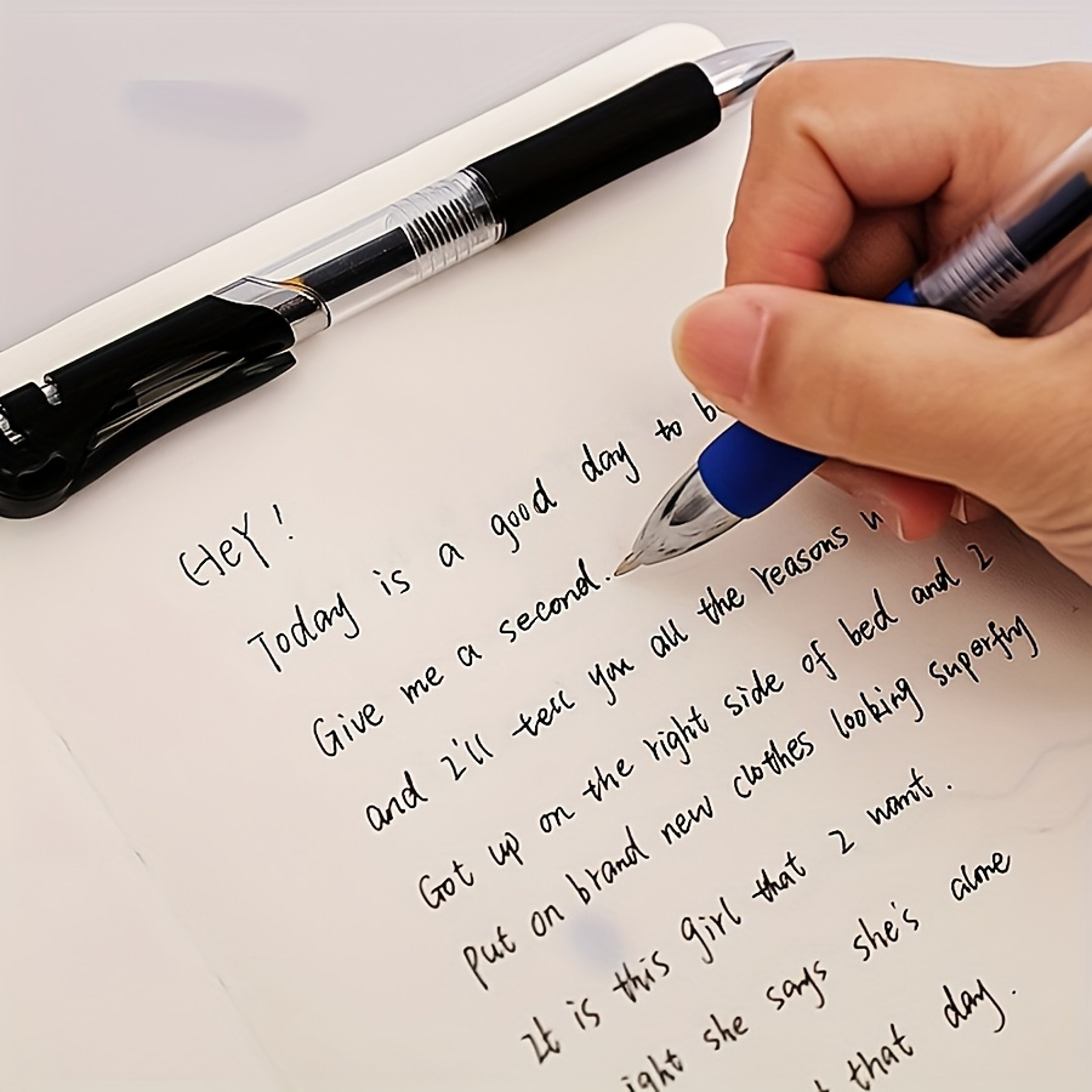 Ten Piece Retractable Gel Pens For Smooth Writing 5
