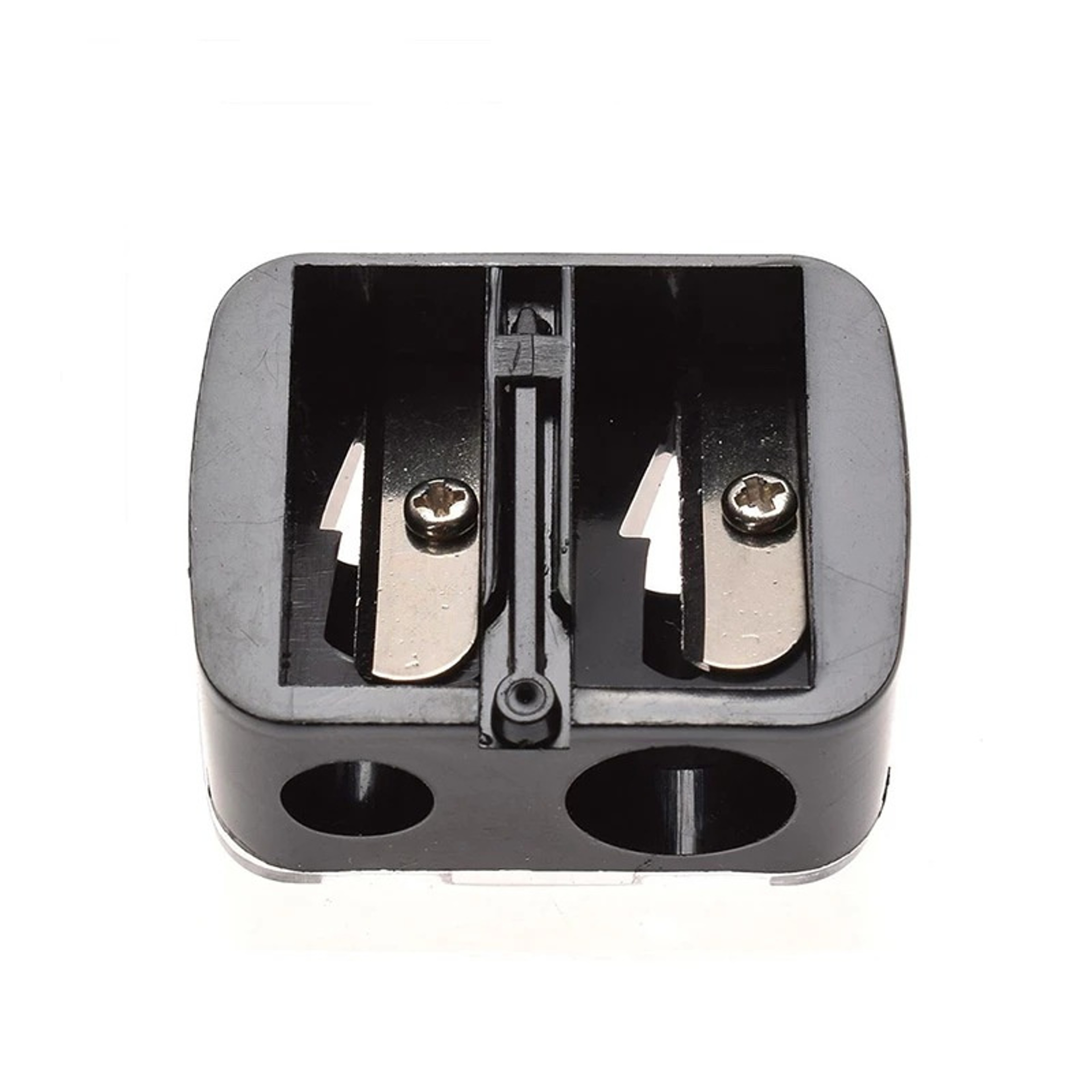 Dual Hole Cosmetic Pencil Sharpener For Eyeliner And Lip Pencils 2