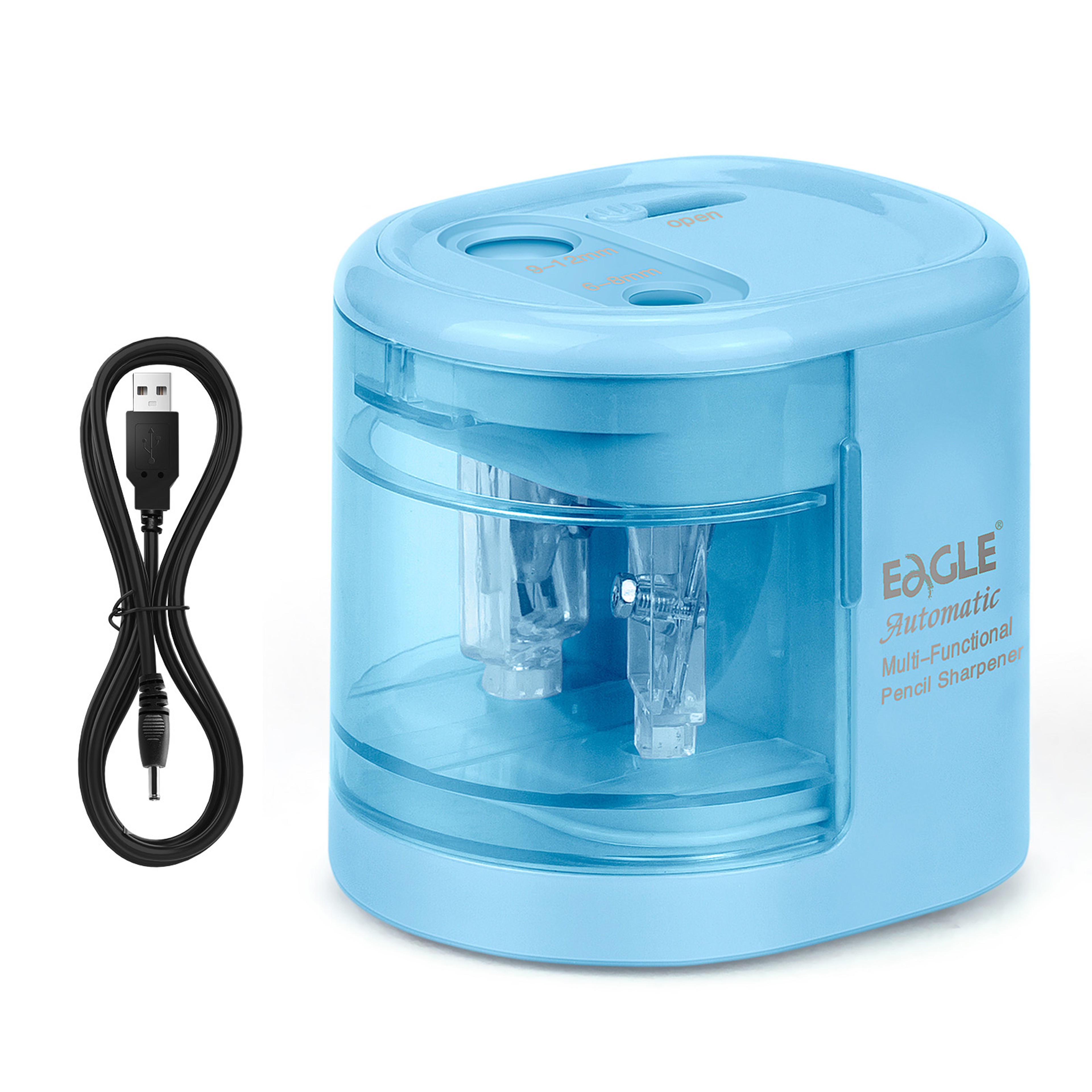 Automatic Electric Pencil Sharpener Fast Sharpening Machine For School Office Art Supplies 6
